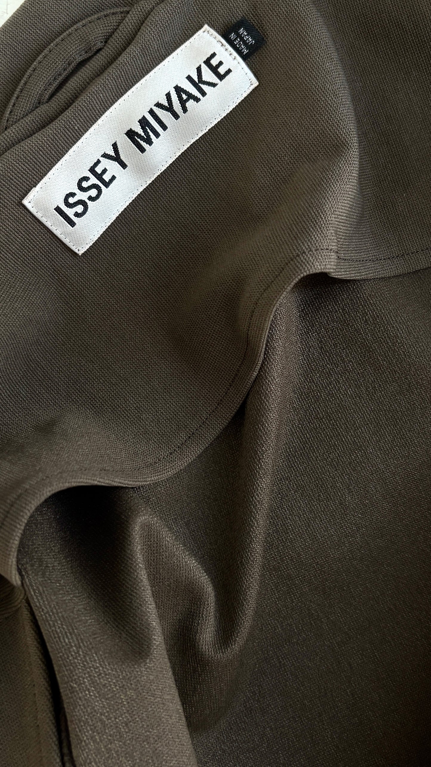 Issey Miyake sleeveless military style jacket