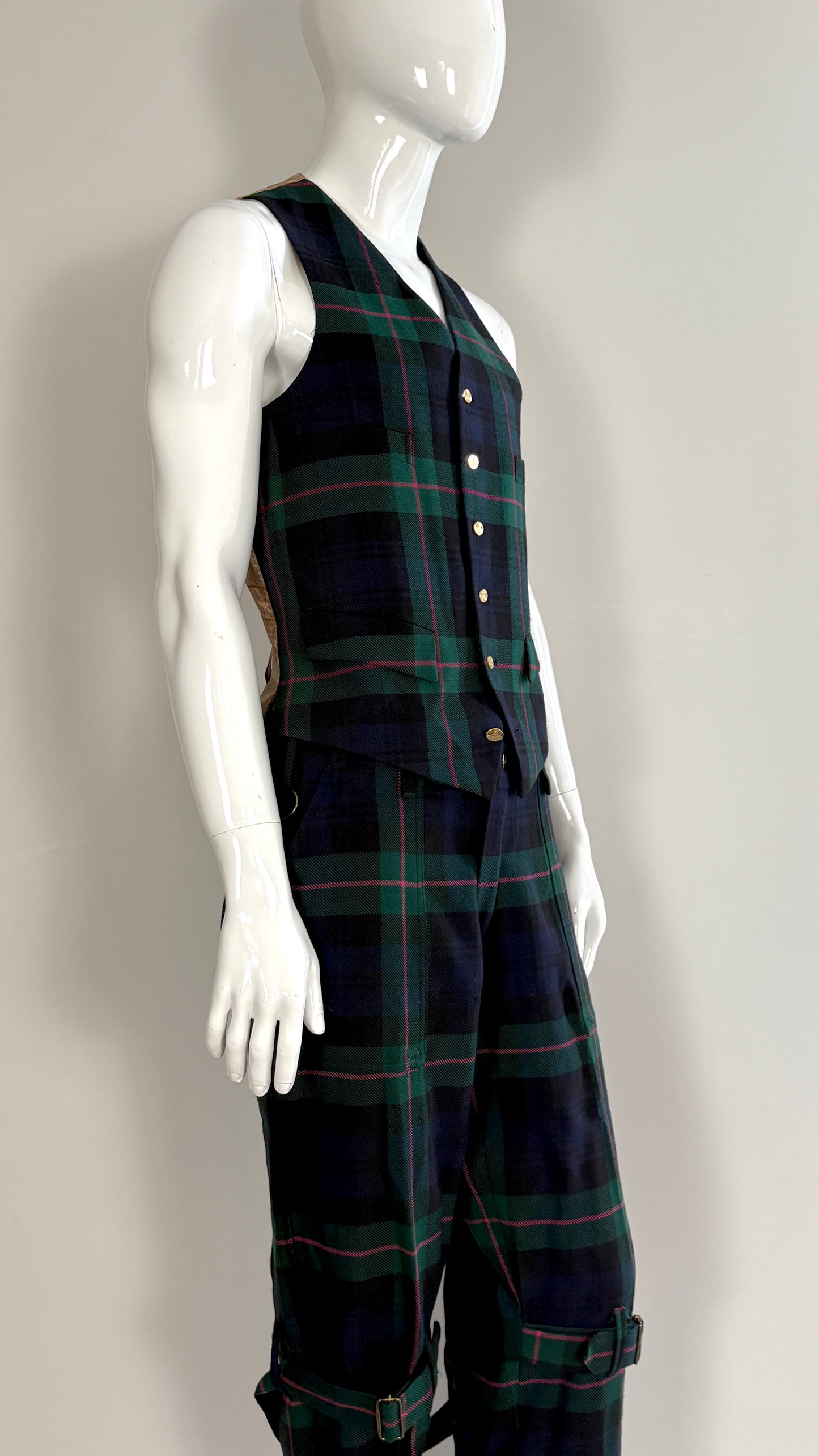 Vivienne Westwood Modern Renwick tartan ensemble