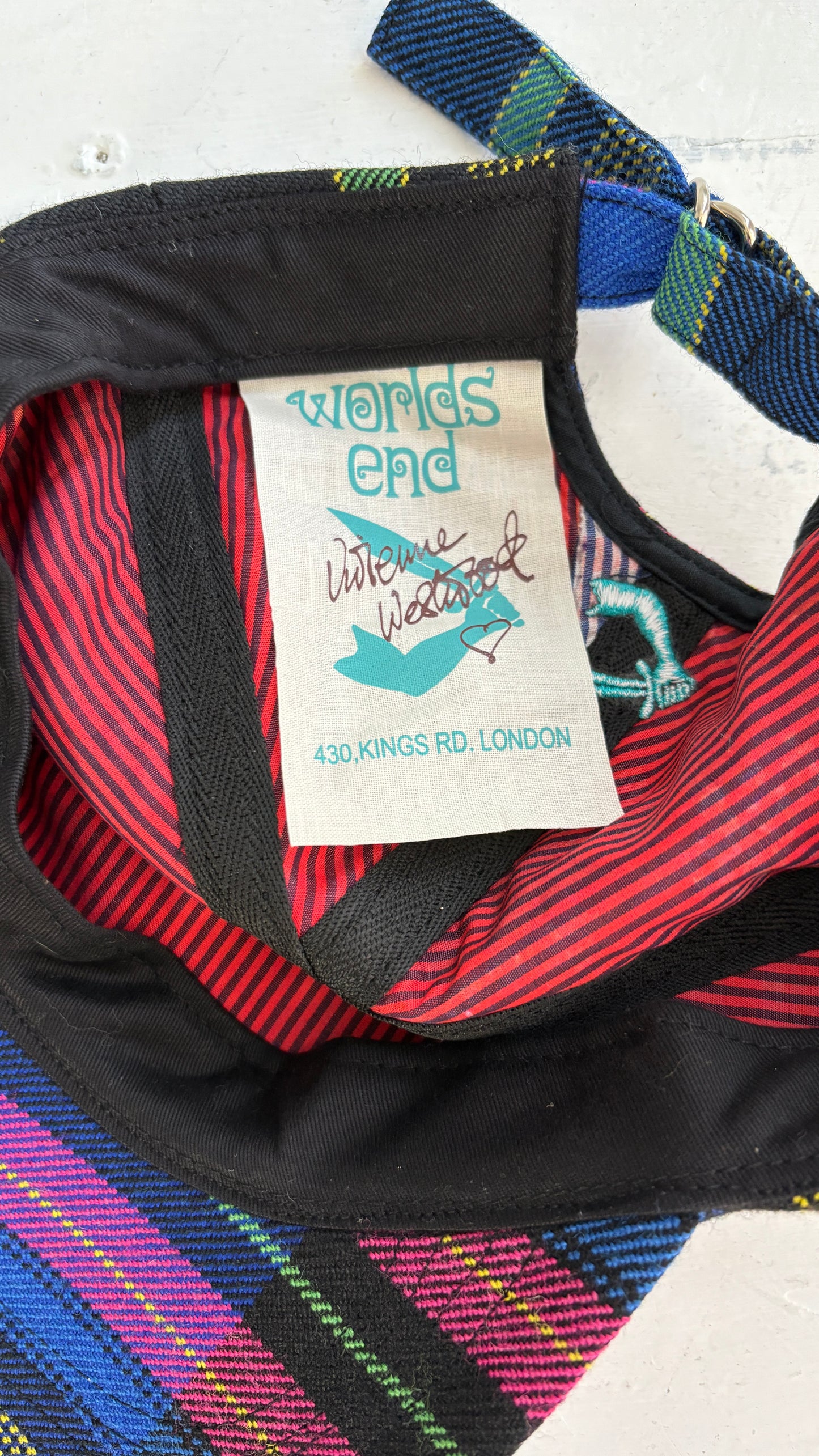 Vivienne Westwood metropolitan tartan cap