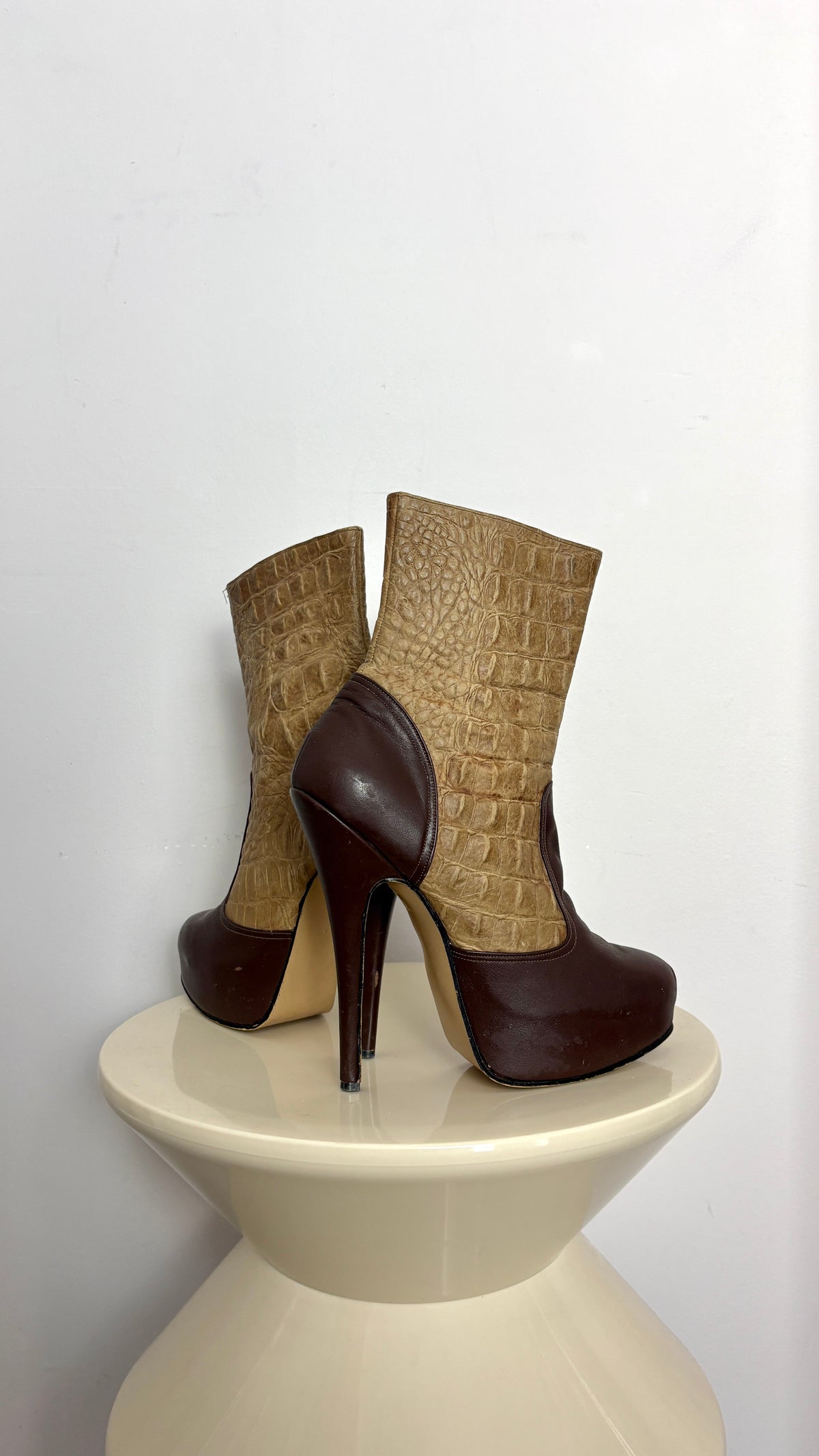 Vivienne Westwood extremely rare croc platform heels