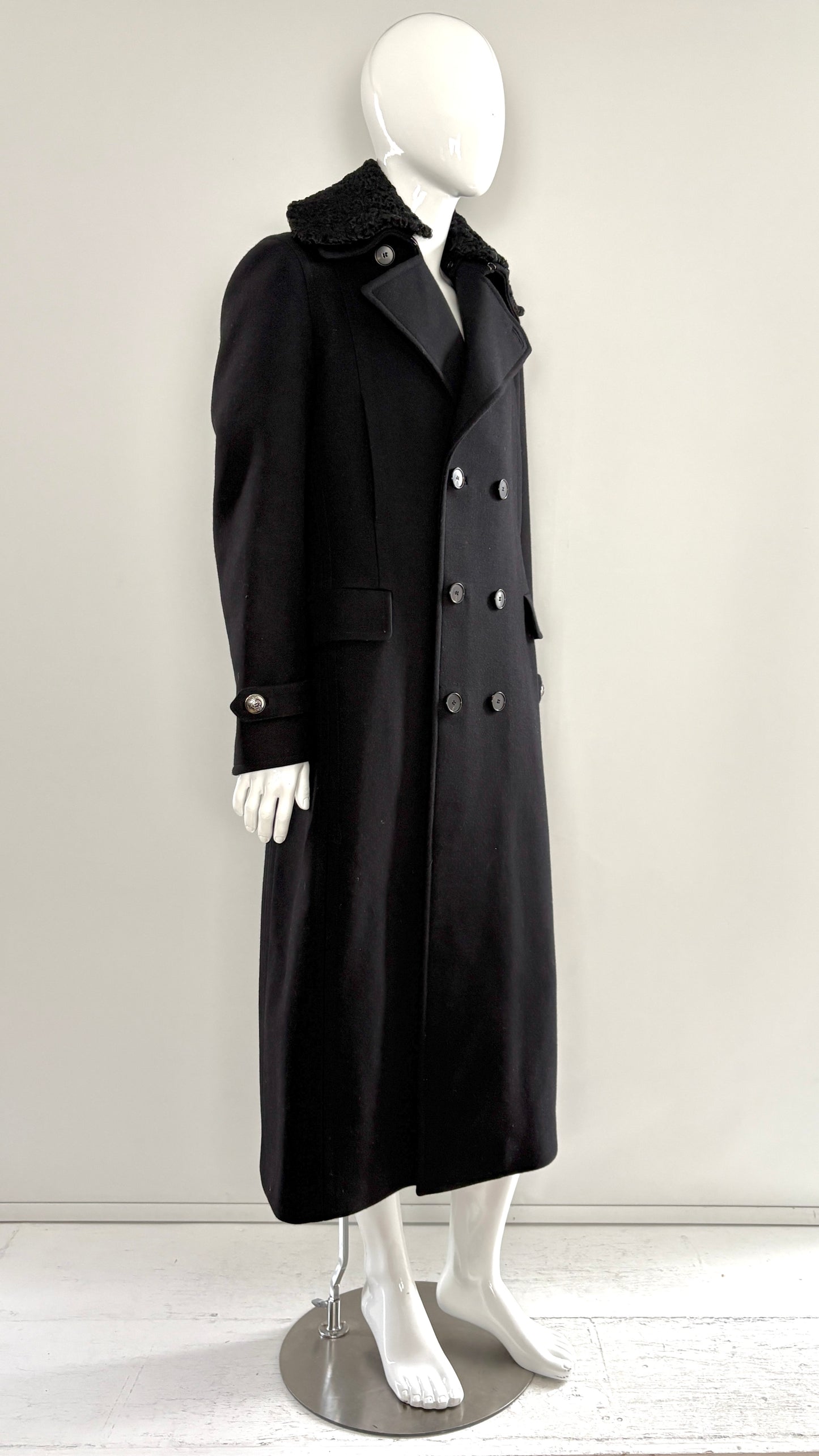 Pucci overcoat with detachable collar
