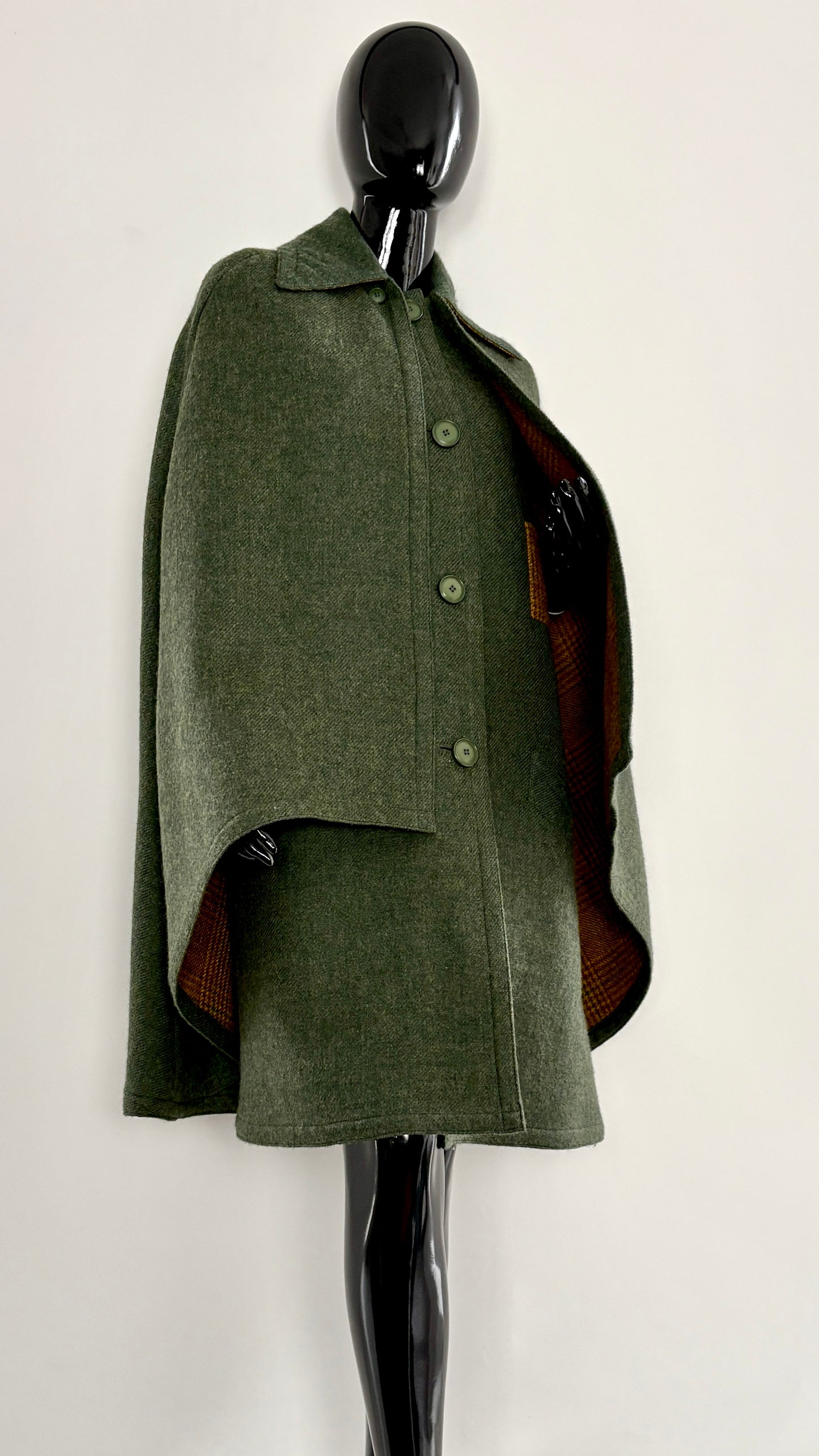Hermés cape with integrated jacket