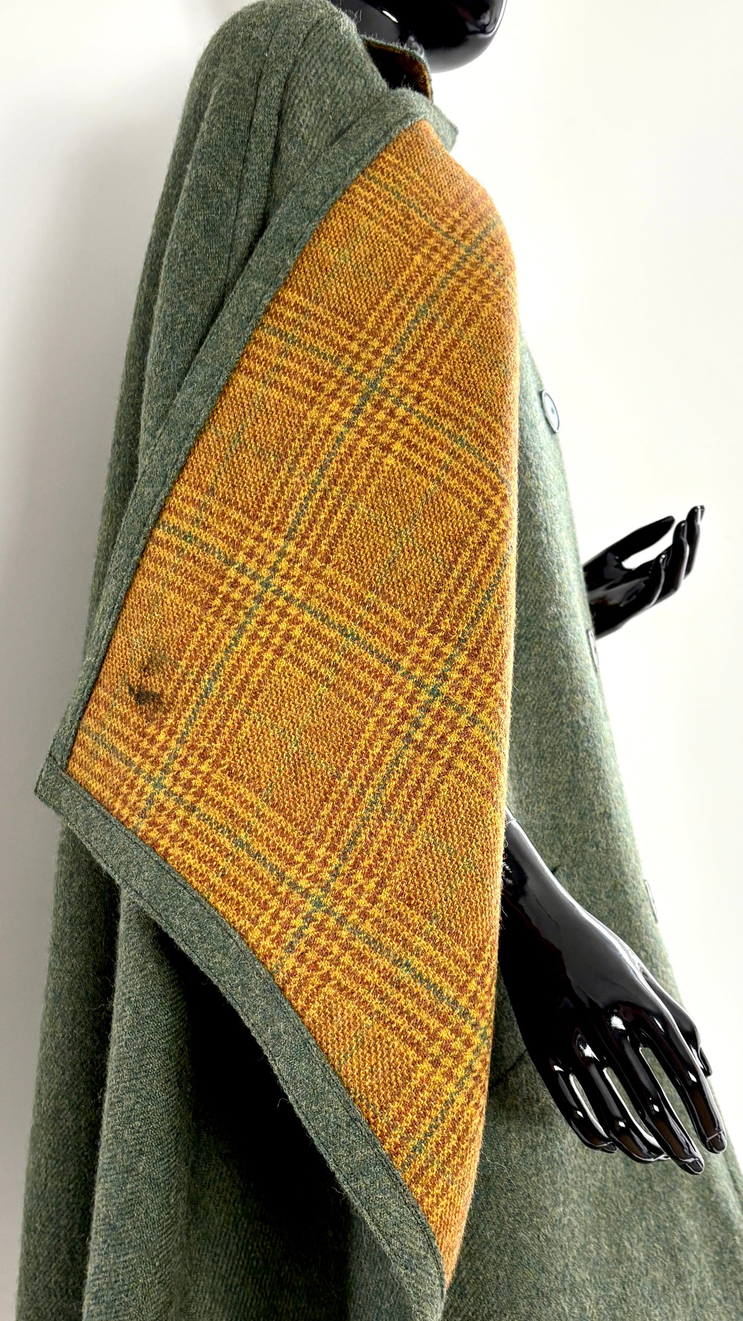 Hermés cape with integrated jacket
