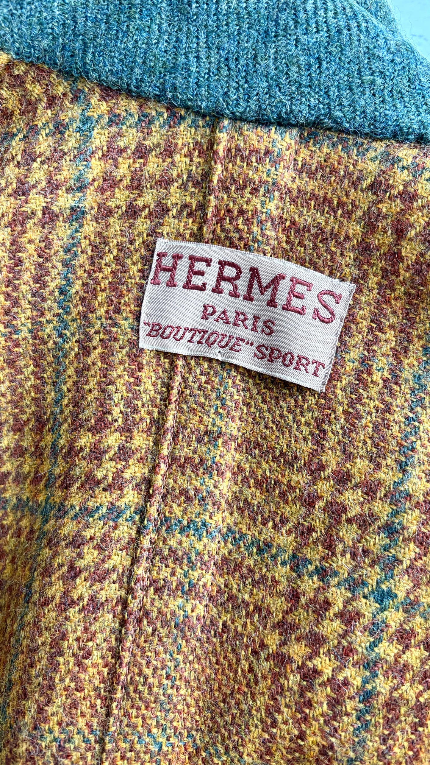Hermés cape with integrated jacket
