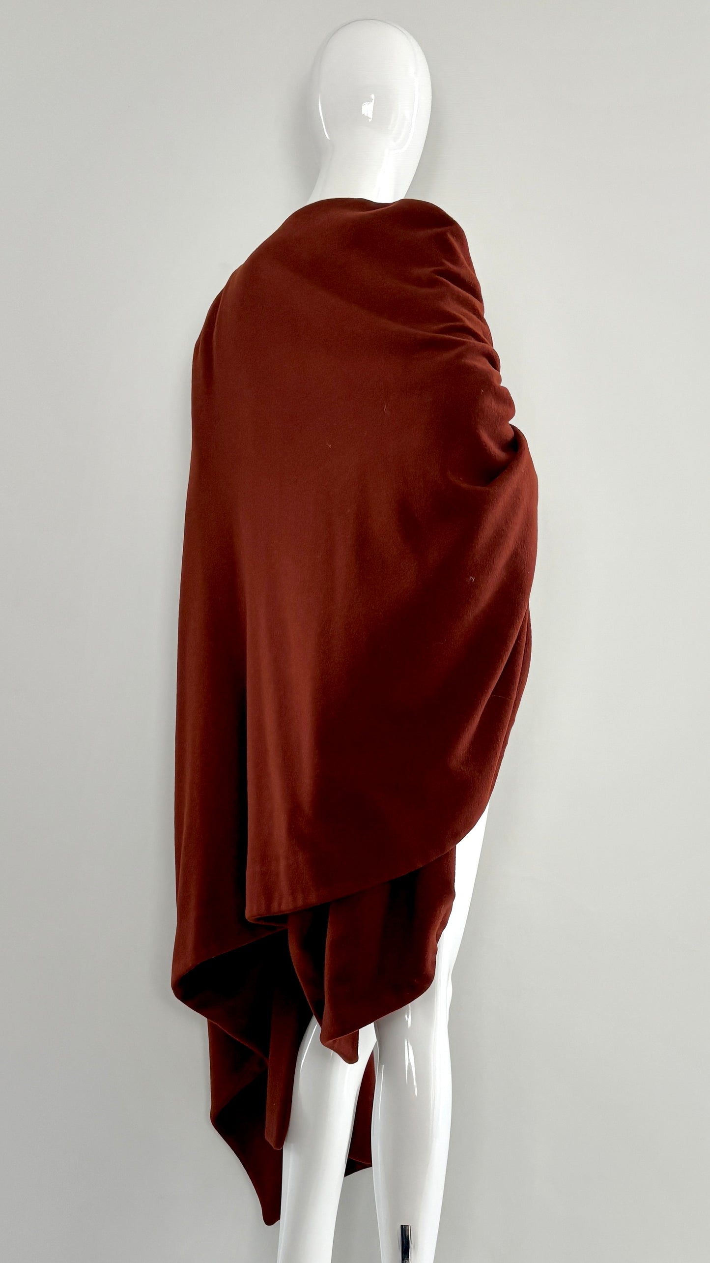 Sybilla shawl/cape with integrated sleeves