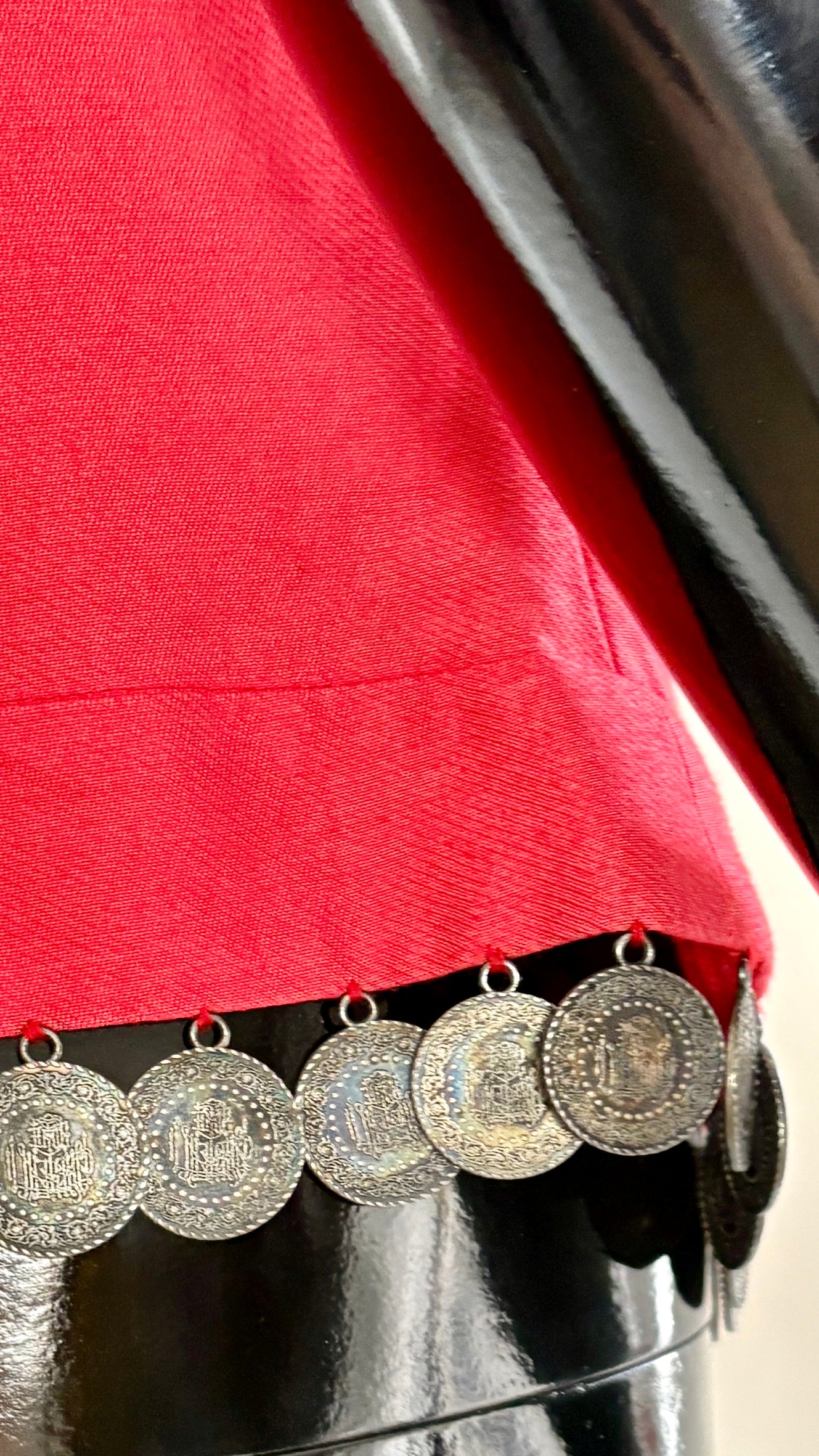 Alexander McQueen S/S 2000 vest with coin trim