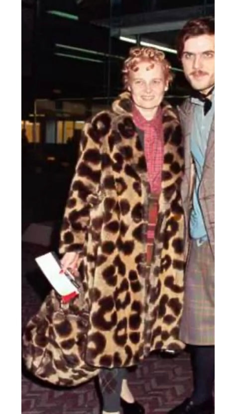 Vivienne Westwood S/S 1992/1993 'always on camera' faux fur jacket