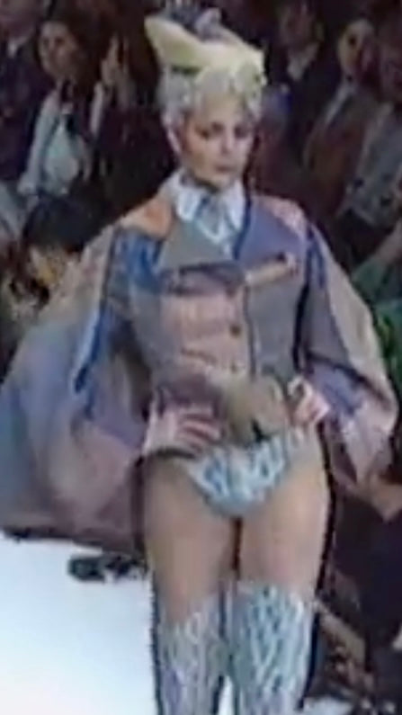 Vivienne Westwood A/W 1994/1995 'On liberty' patchwork tweed ensemble