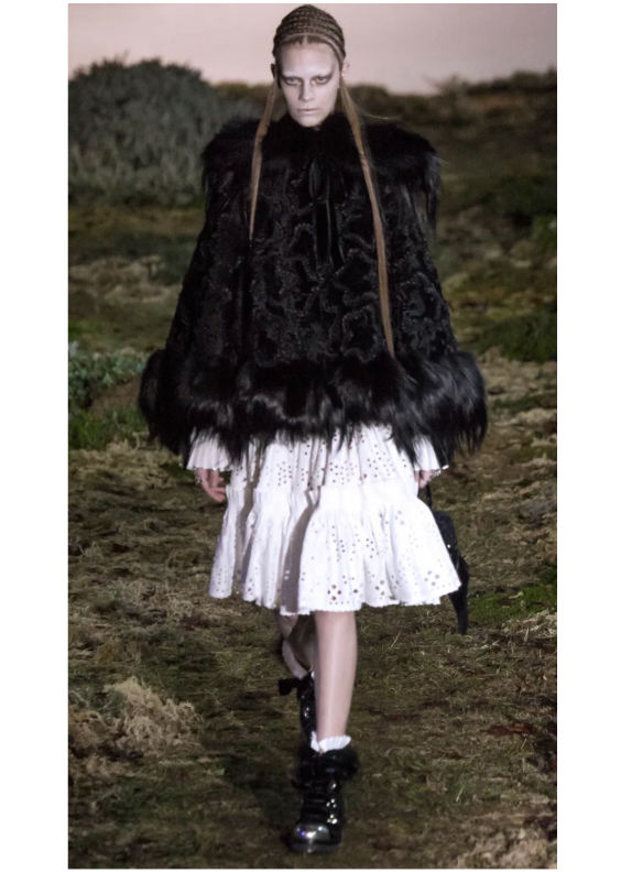 Alexander McQueen A/W 2014 shaved fur jacket From the personal wardrobe of Annabelle Neilson