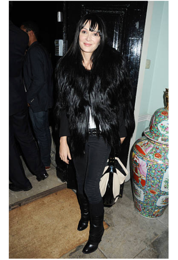 Alexander McQueen A/W 2014 shaved fur jacket From the personal wardrobe of Annabelle Neilson