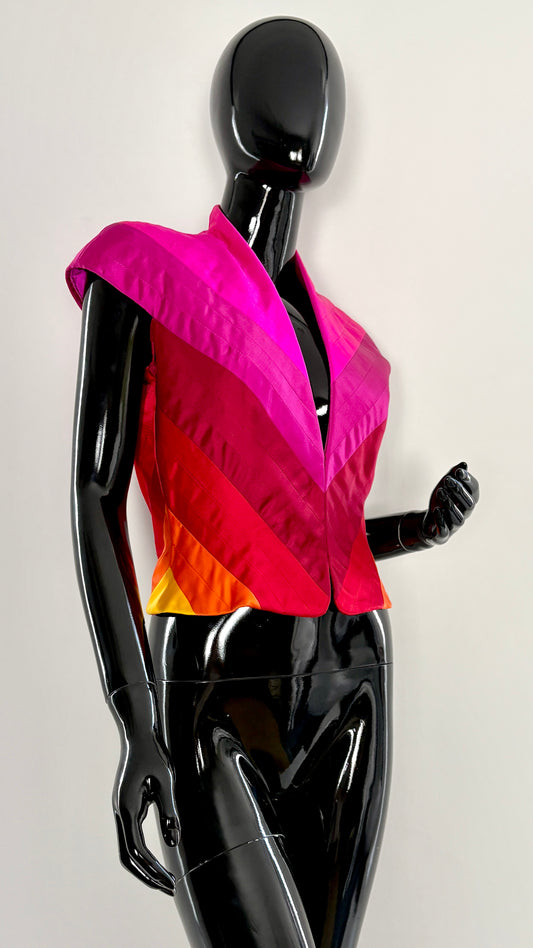 Scherrer Couture rainbow top
