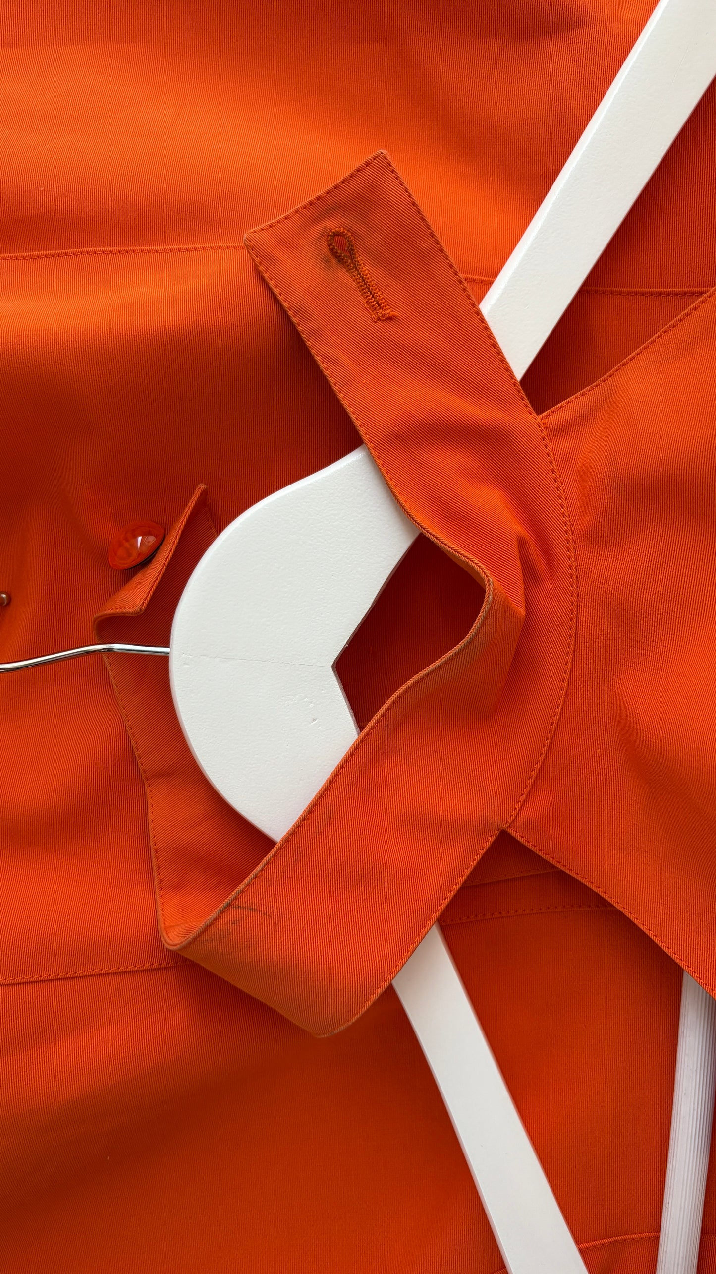 Claude Montana orange dress