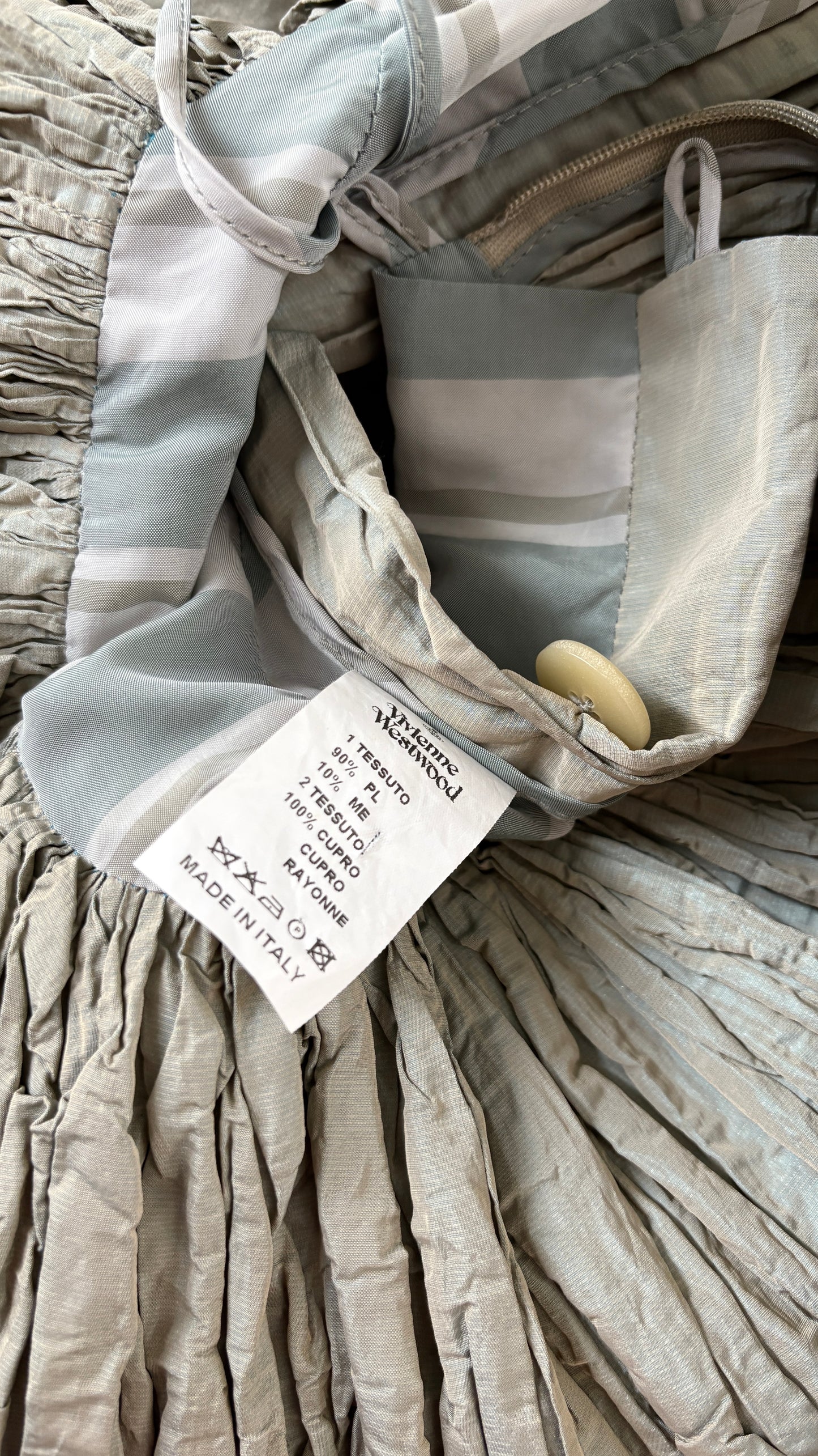 Vivienne Westwood taffeta skirt