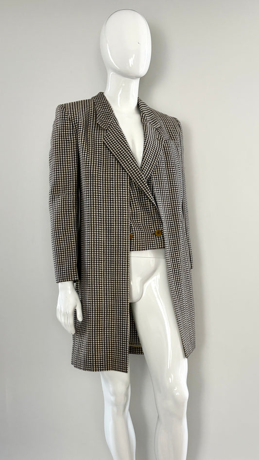 Armani houndstooth jacket/waistcoat