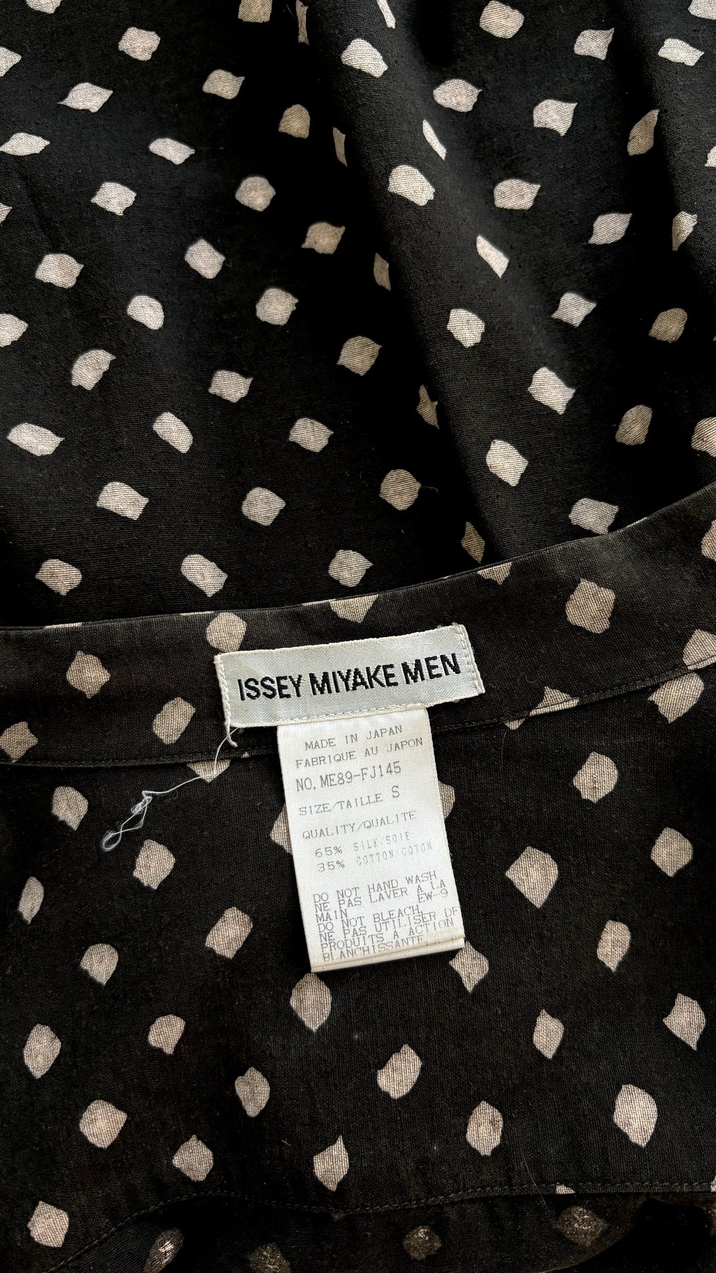 Issey Miyake graphic shirt