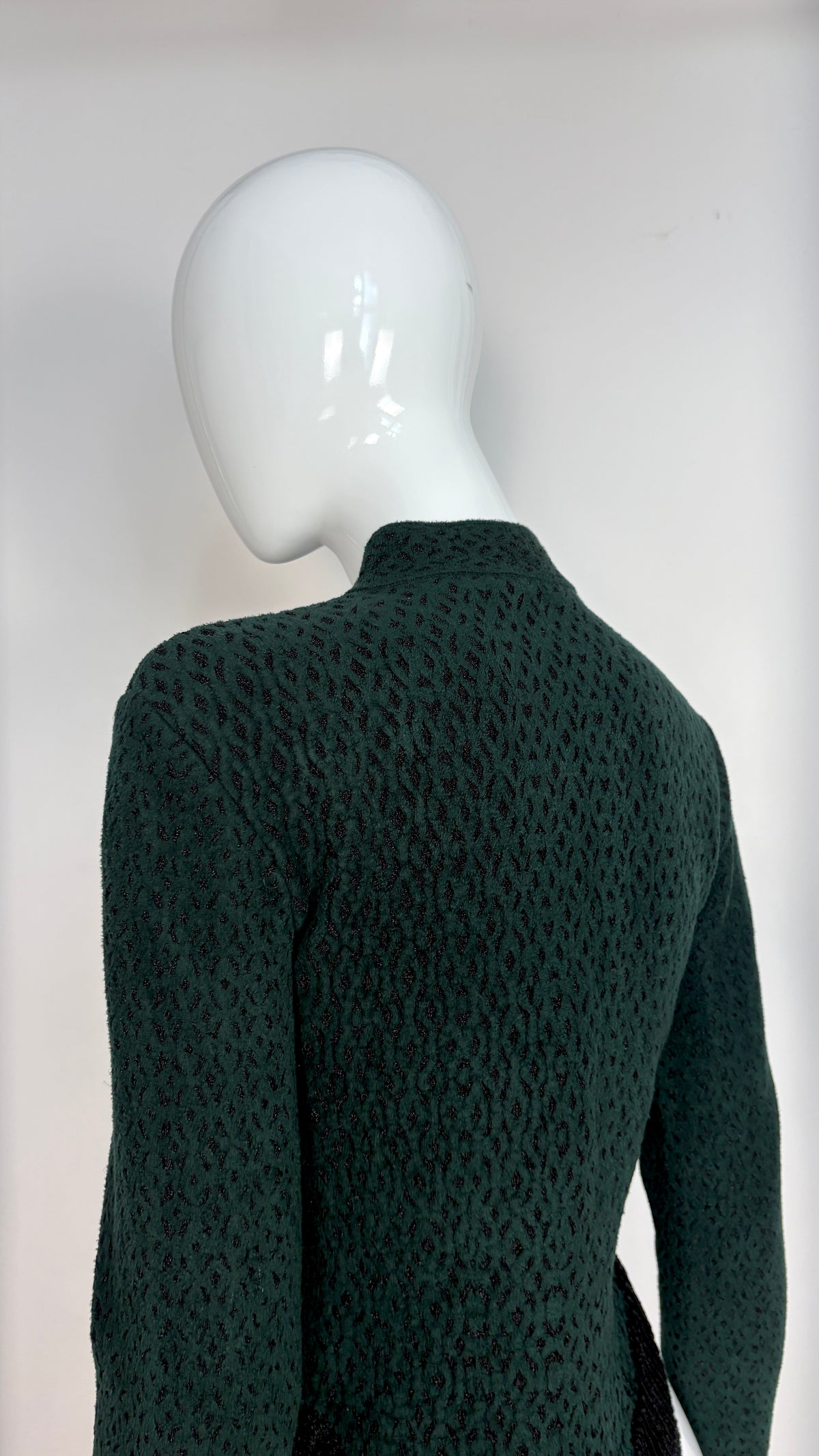 Alaïa green knit jacket