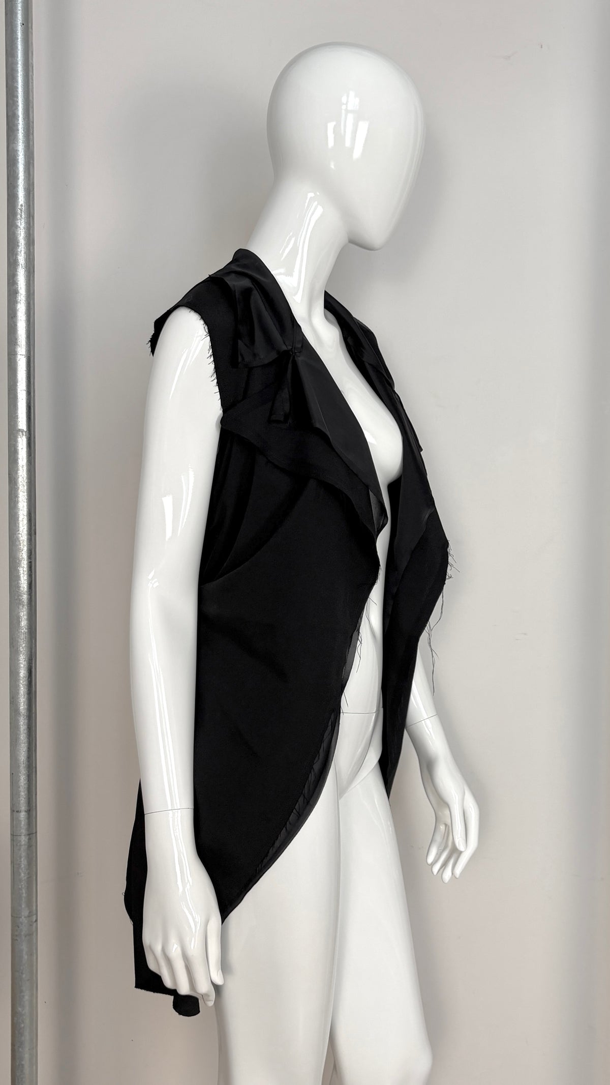Comme des Garcons sheer layered jacket with bow detail