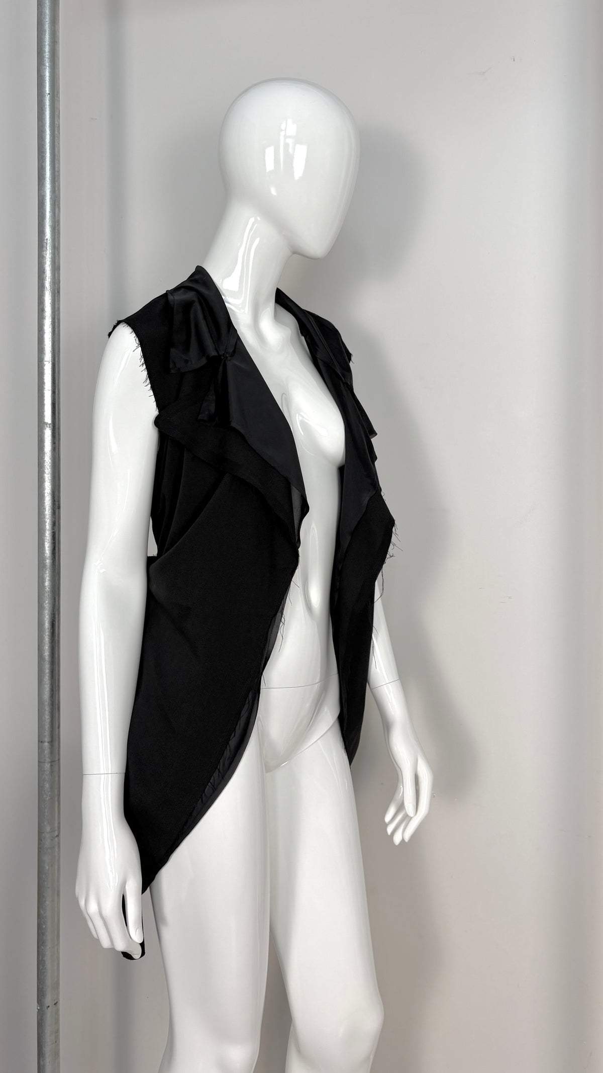 Comme des Garcons sheer layered jacket with bow detail