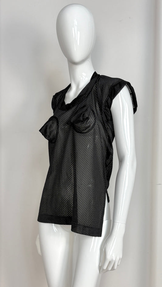 Vivienne Westwood Anglomania mesh top with pointed bust