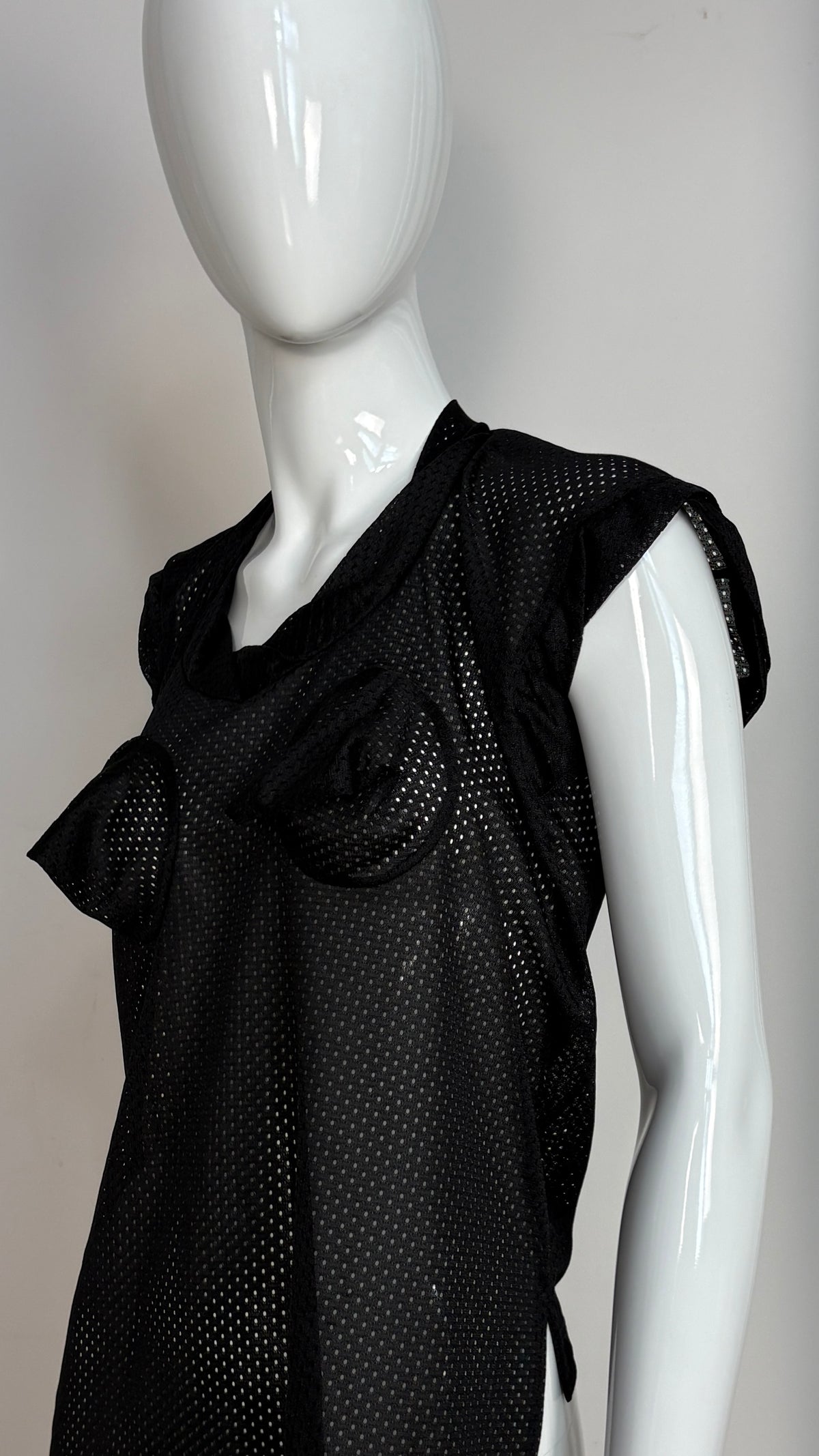 Vivienne Westwood Anglomania mesh top with pointed bust