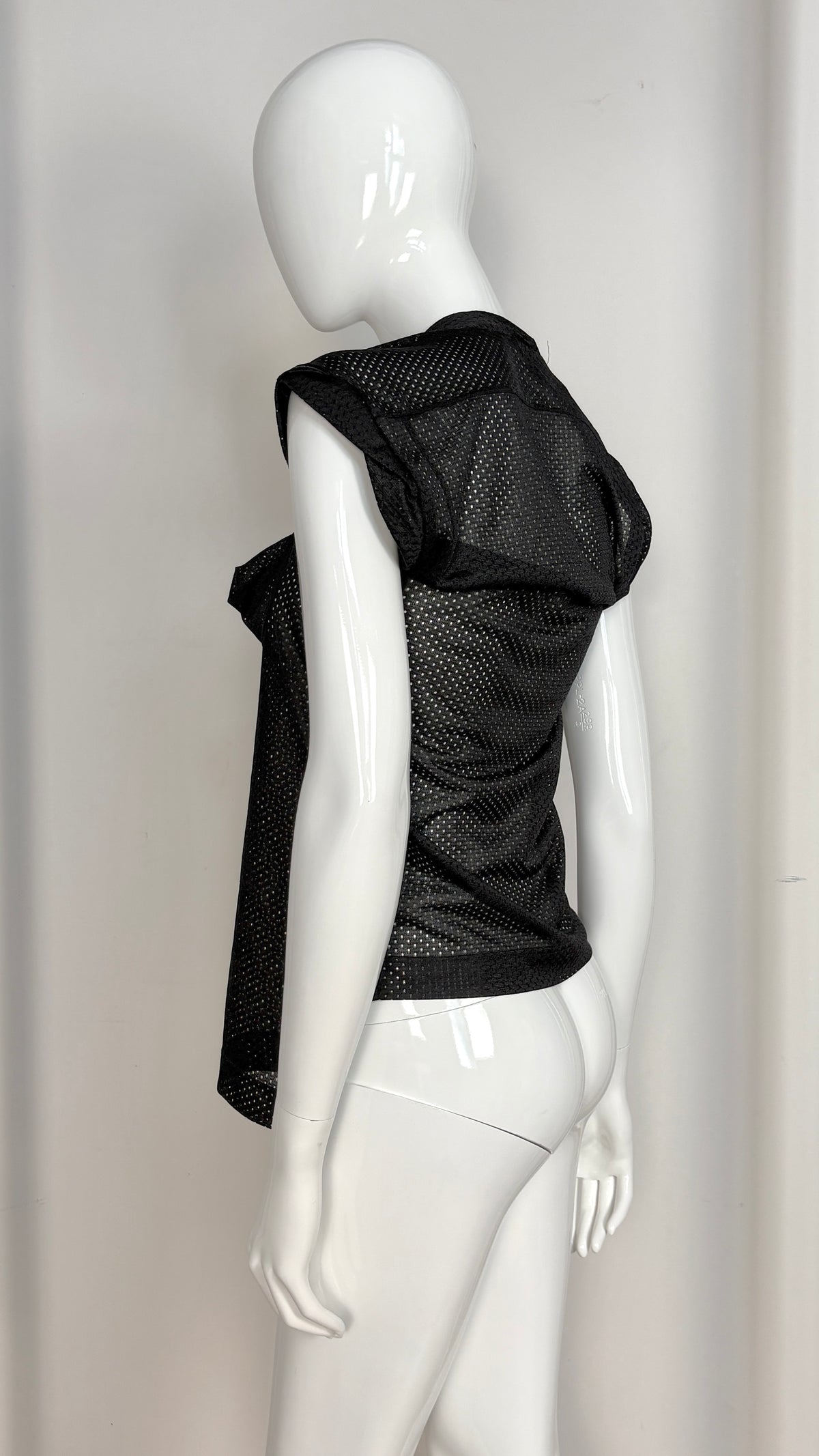 Vivienne Westwood Anglomania mesh top with pointed bust