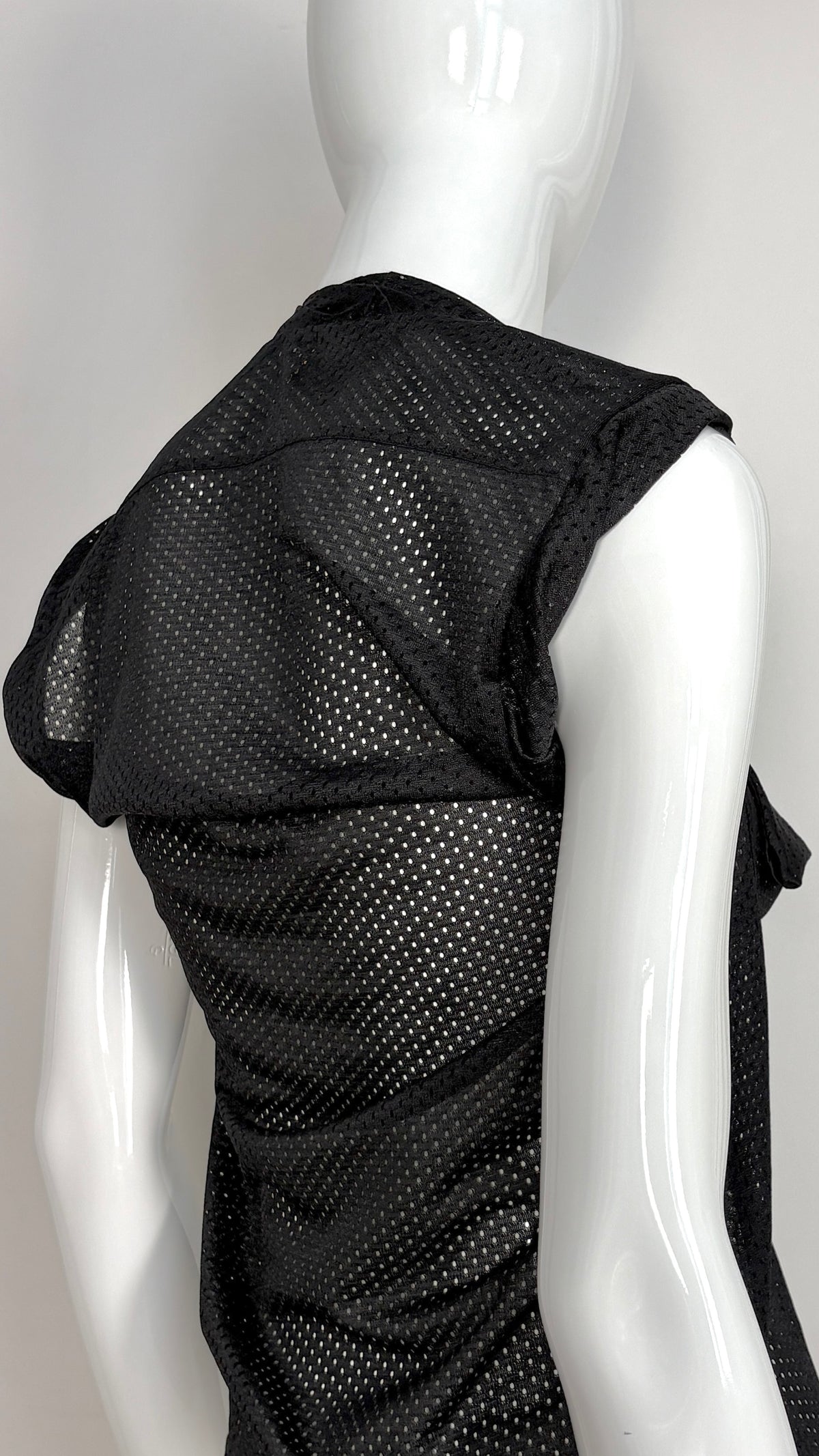Vivienne Westwood Anglomania mesh top with pointed bust