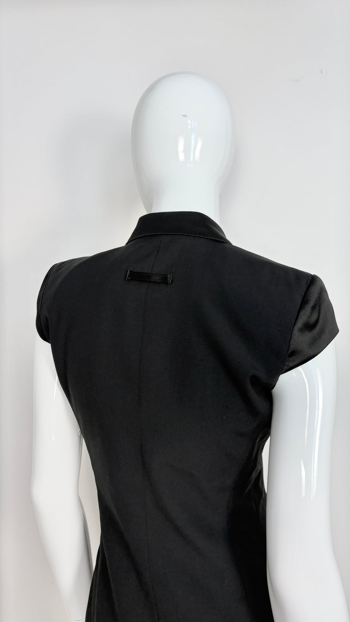 Jean Paul Gaultier satin cap sleeve jacket