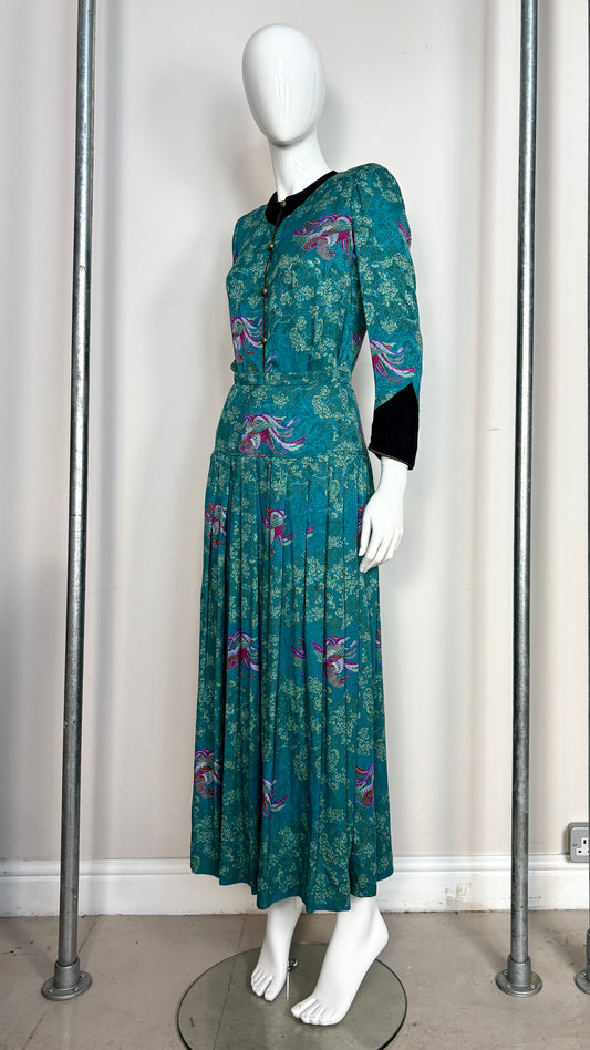 Emanuel Ungaro floral two piece ensemble