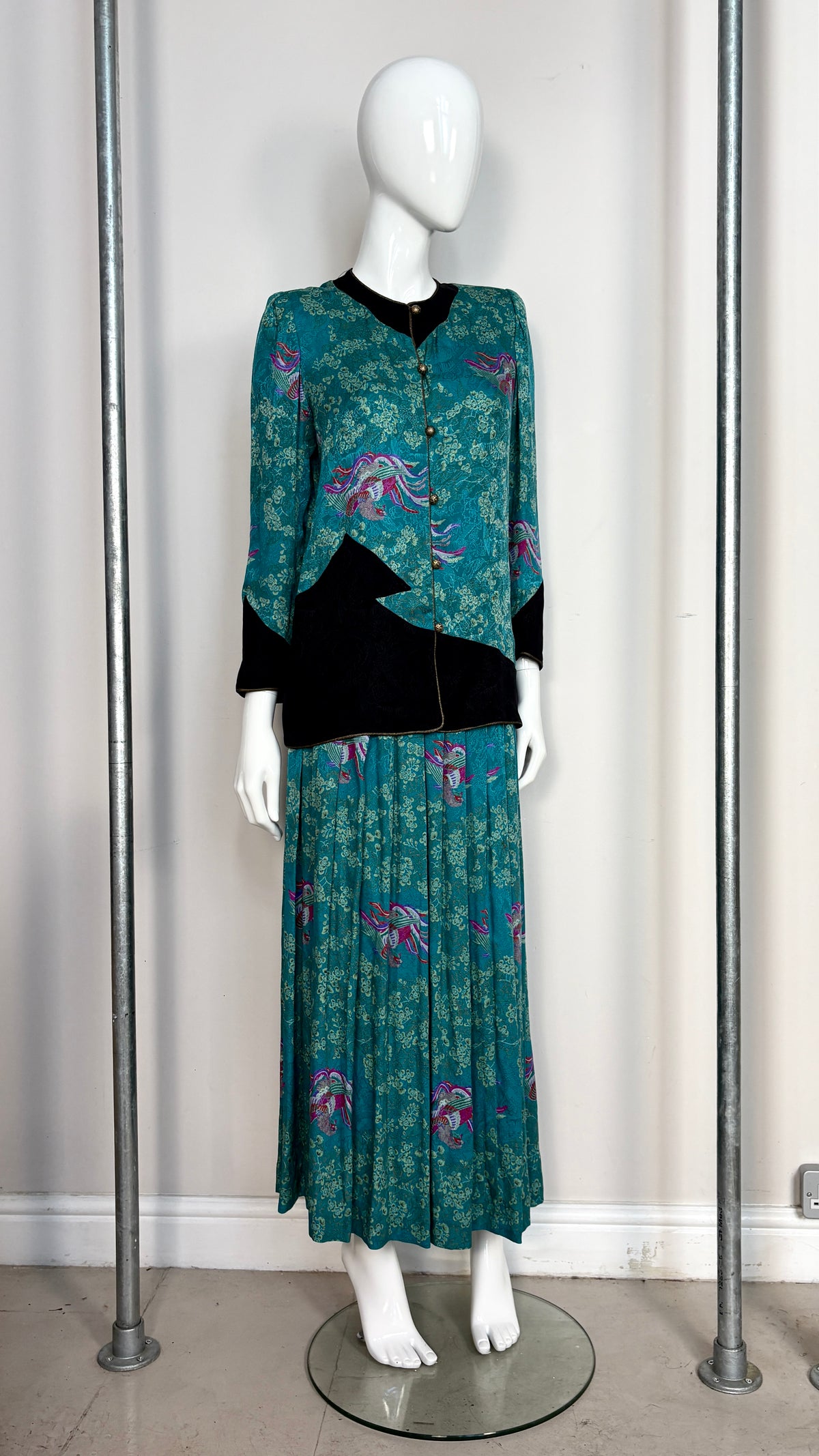 Emanuel Ungaro floral two piece ensemble