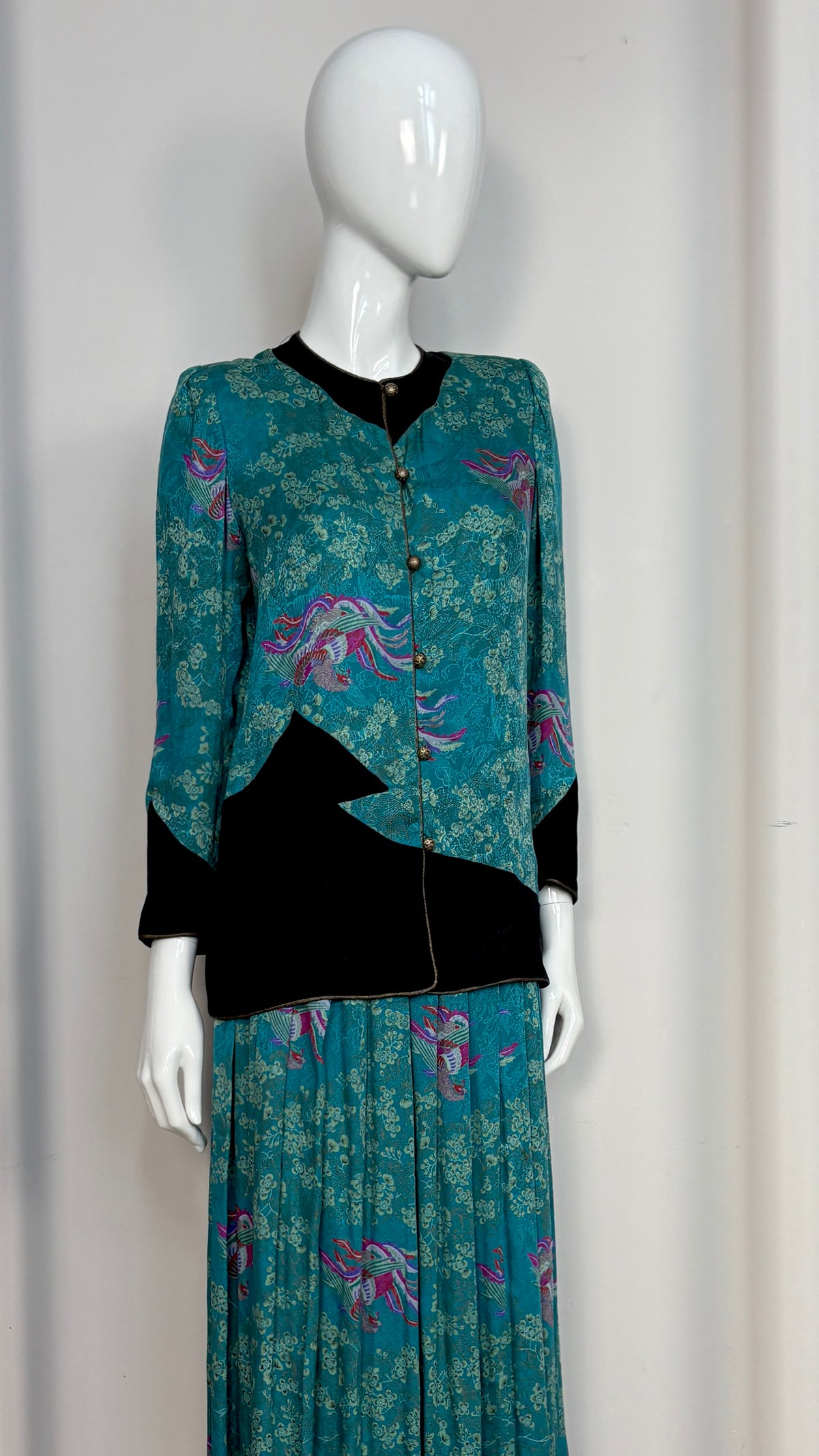 Emanuel Ungaro floral two piece ensemble