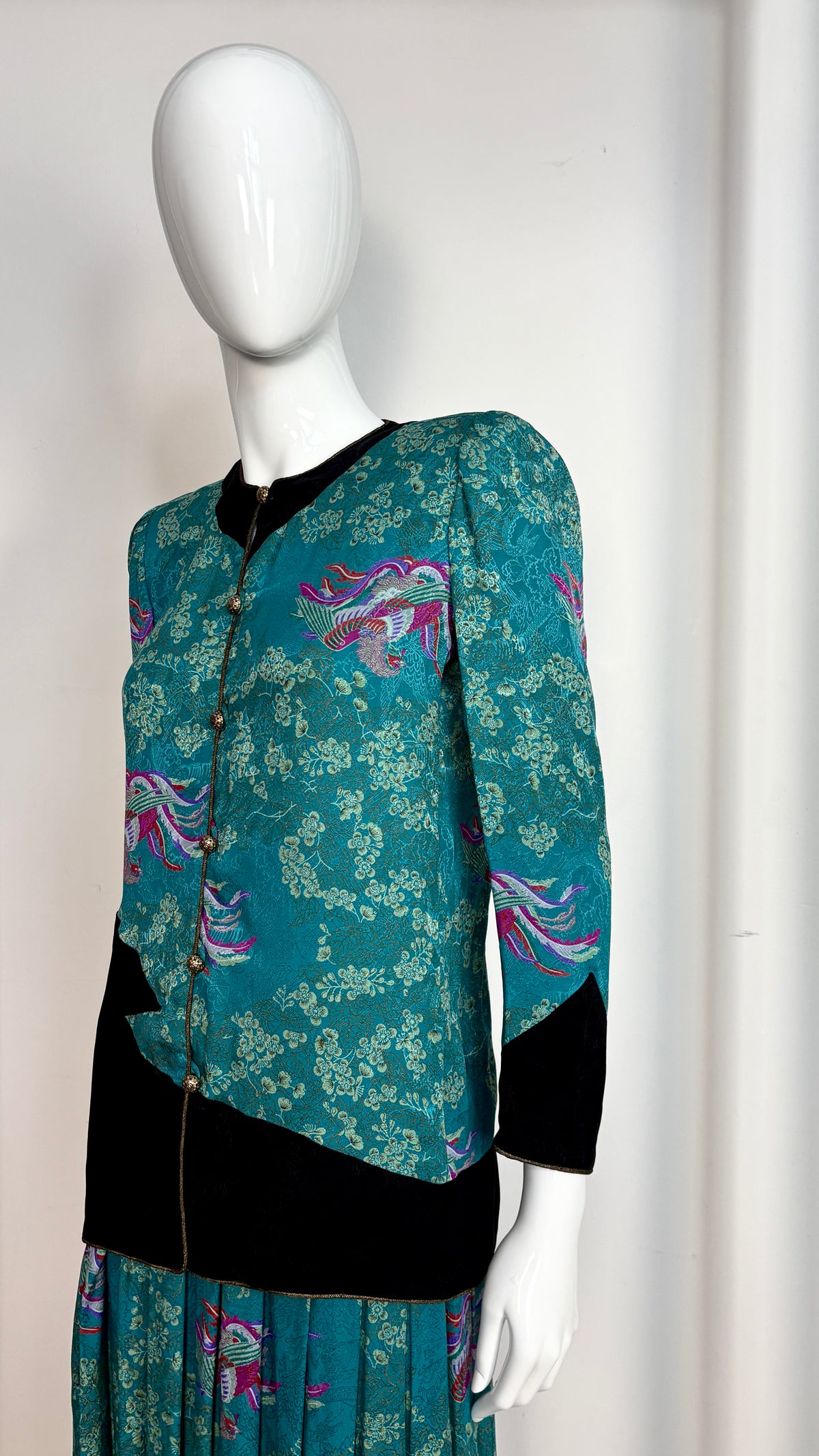 Emanuel Ungaro floral two piece ensemble