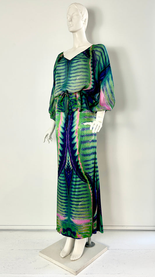 Roberto Cavalli tropical print ensemble