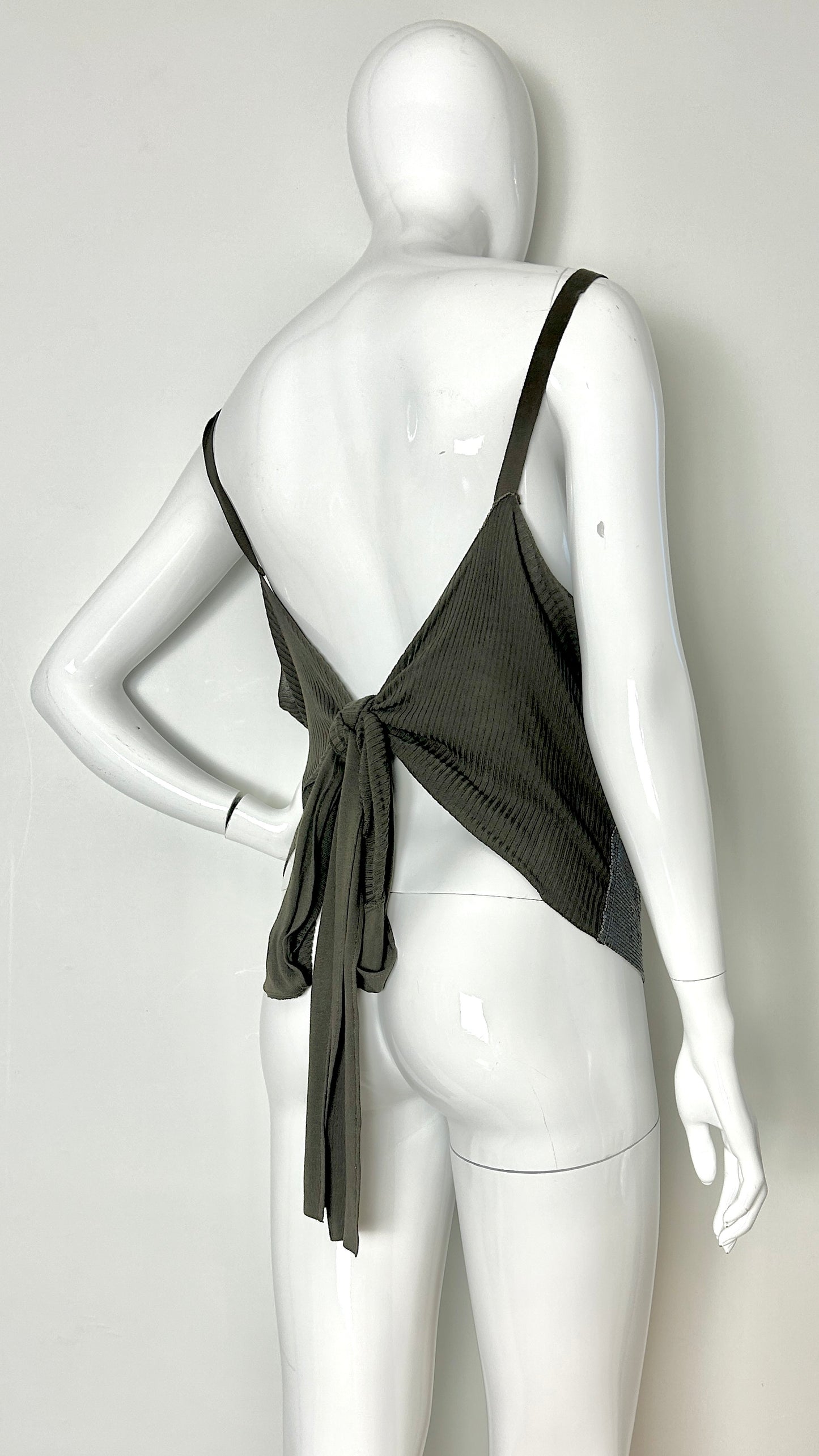 Jean Paul Gaultier draped chainmail top