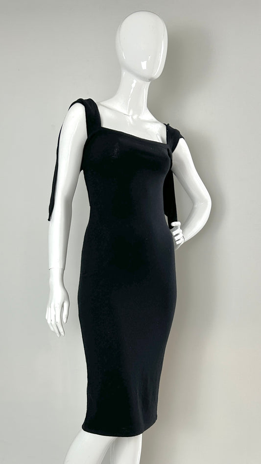 Swanky Modes jersey dress with tie