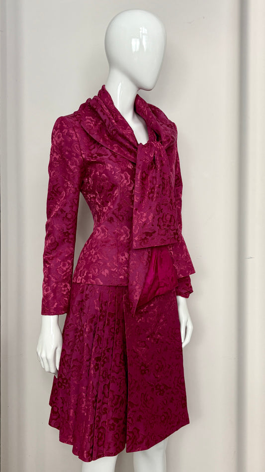 Christian Dior A/W 1998 brocade suit ensemble