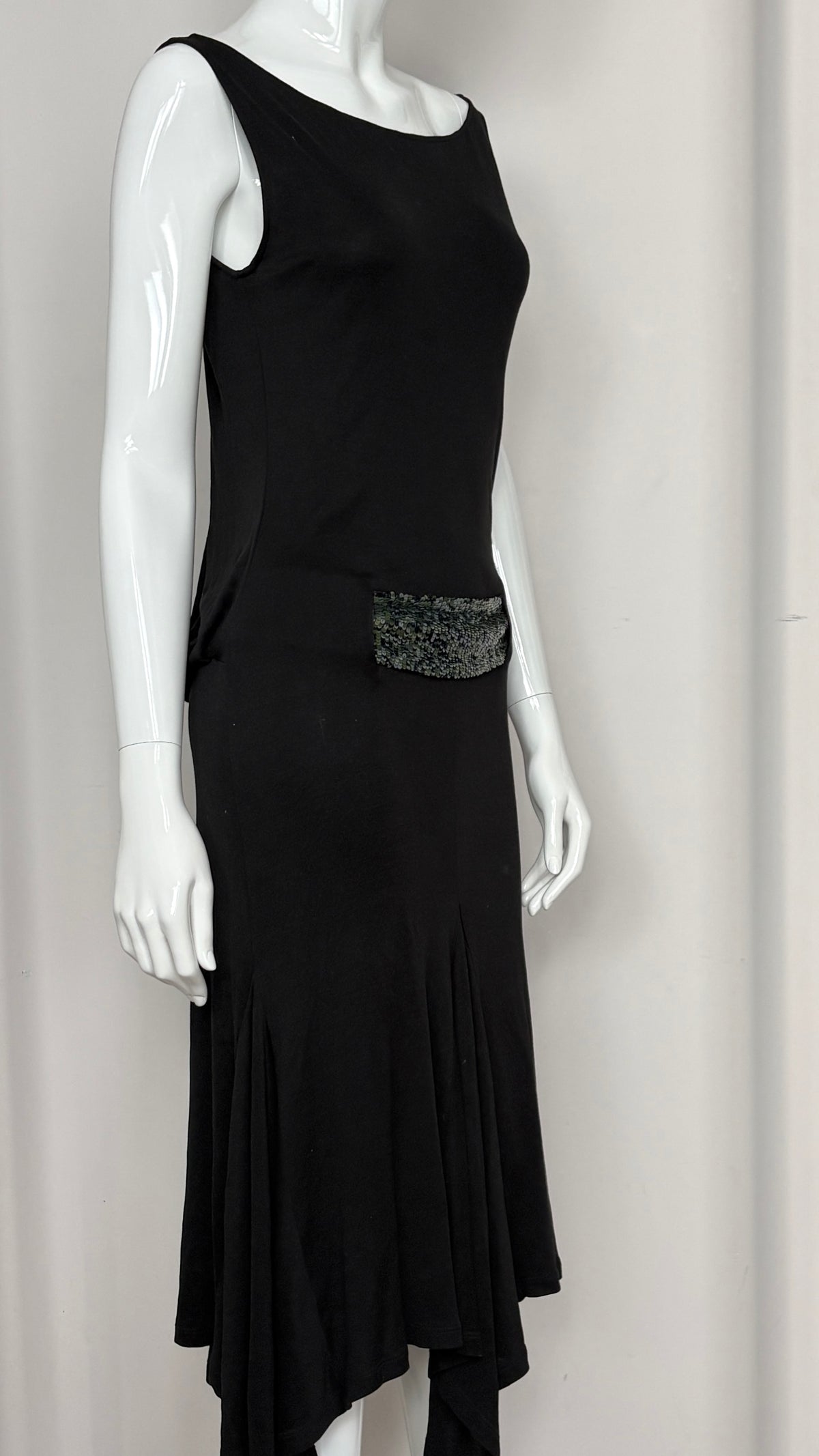 Alexander McQueen A/W 2001 dropped waist sequin gown