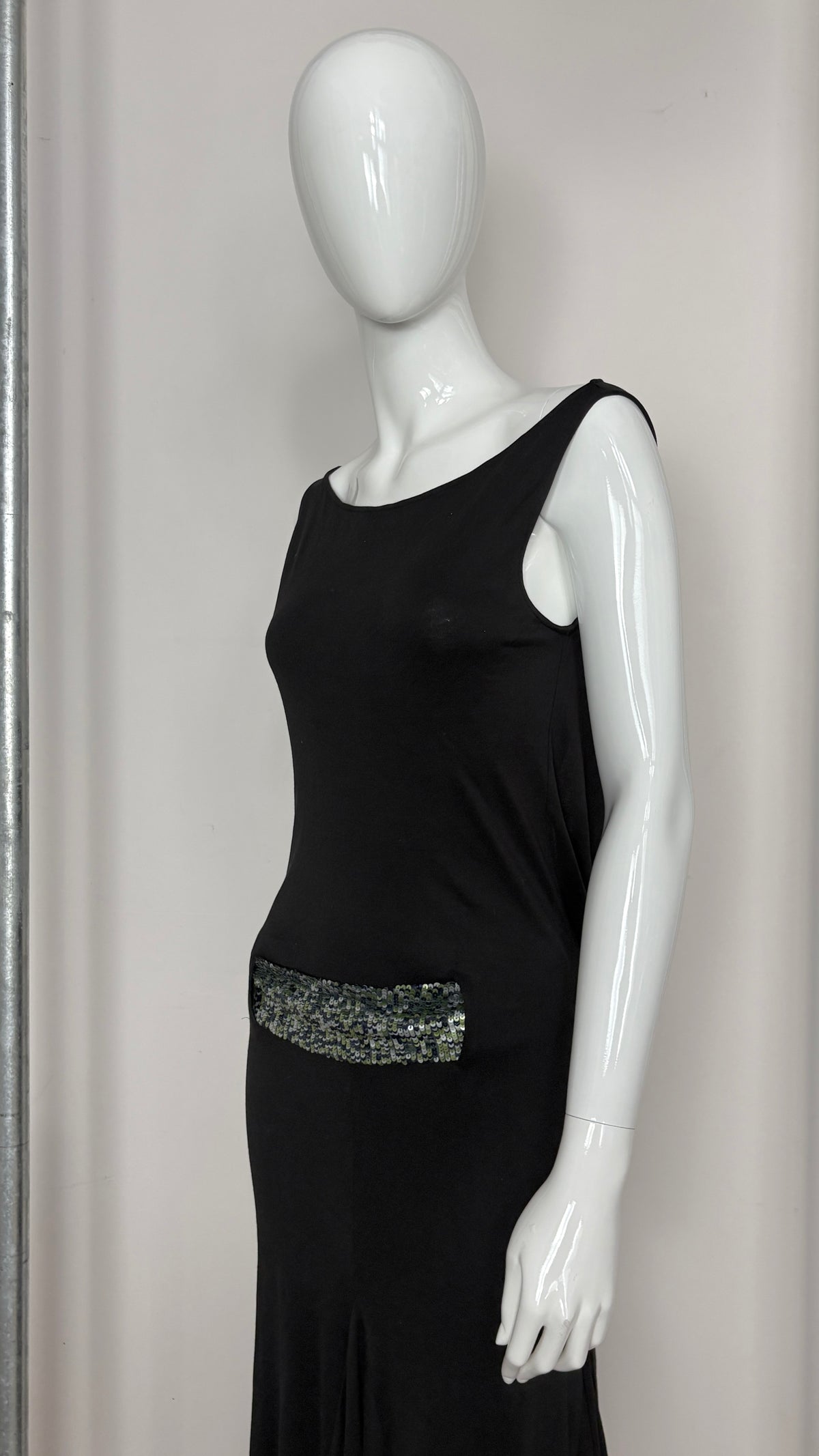 Alexander McQueen A/W 2001 dropped waist sequin gown