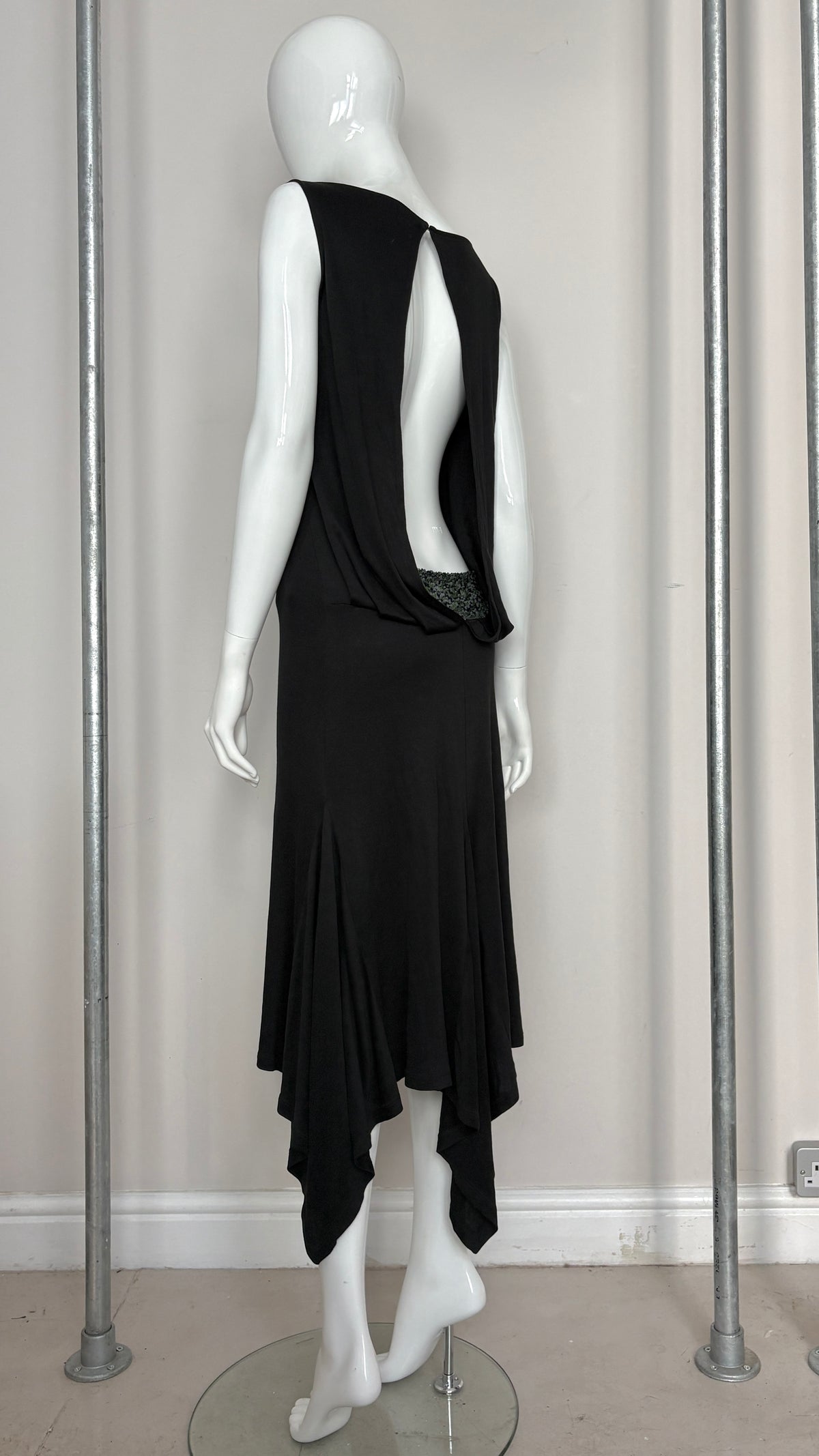Alexander McQueen A/W 2001 dropped waist sequin gown