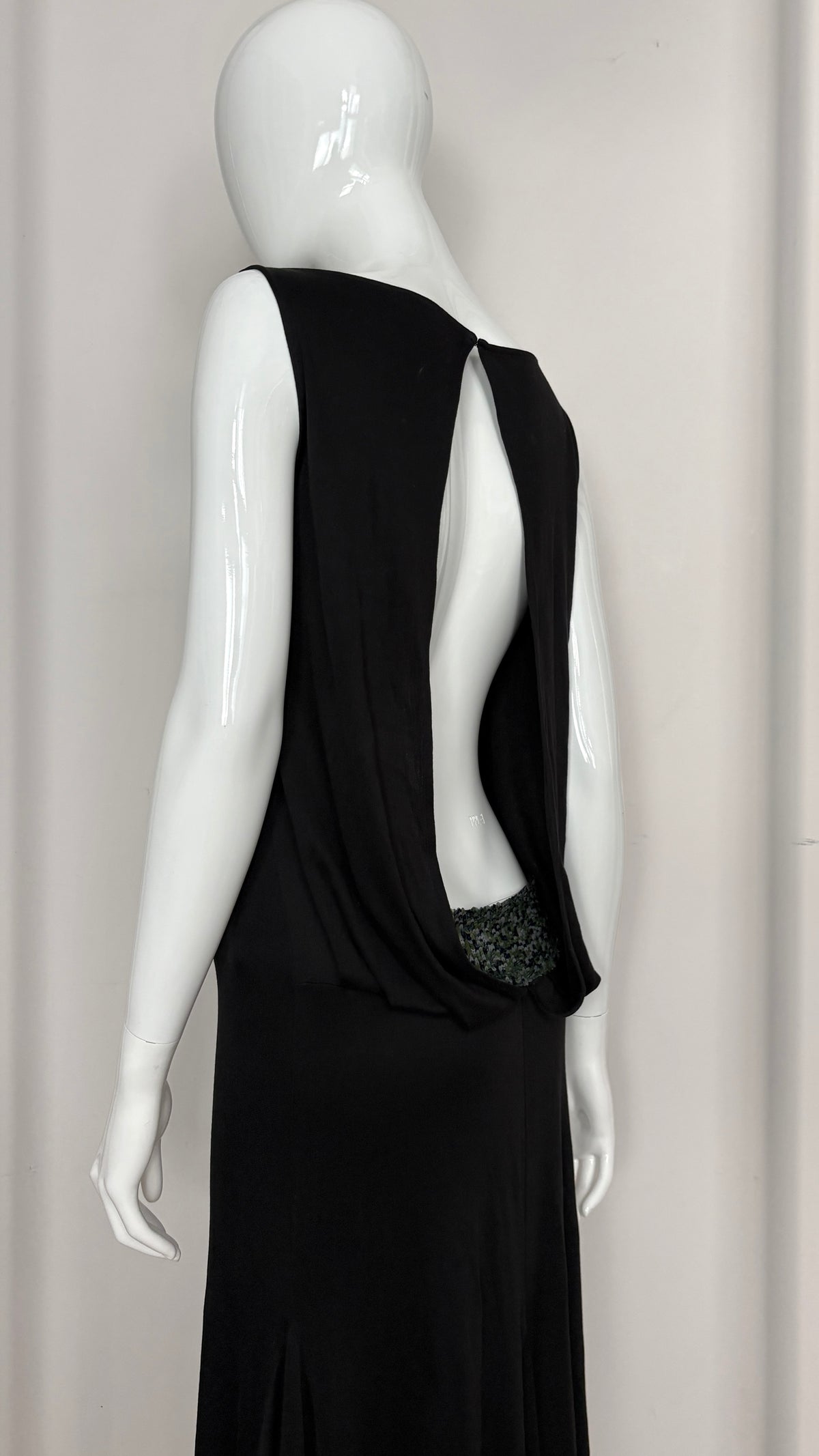 Alexander McQueen A/W 2001 dropped waist sequin gown
