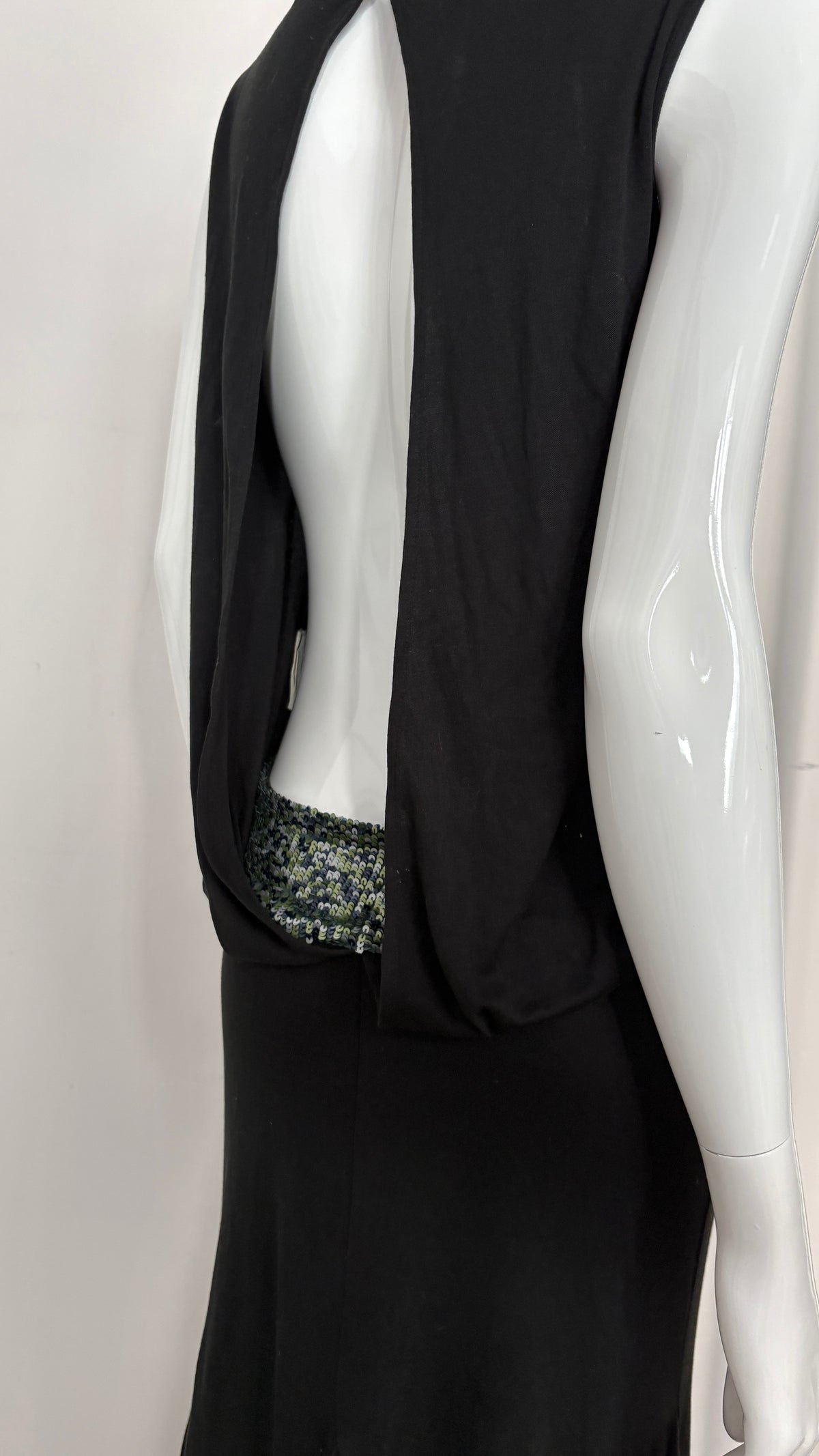 Alexander McQueen A/W 2001 dropped waist sequin gown