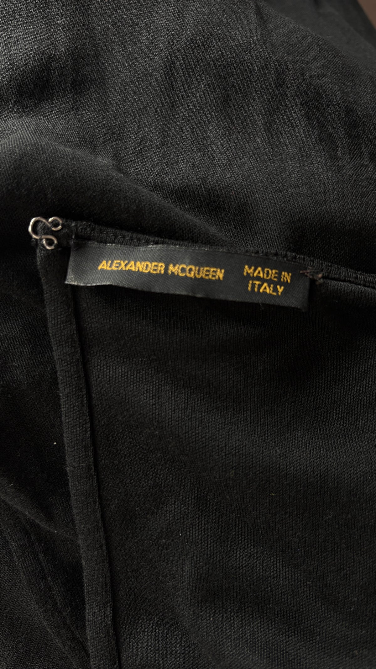 Alexander McQueen A/W 2001 dropped waist sequin gown