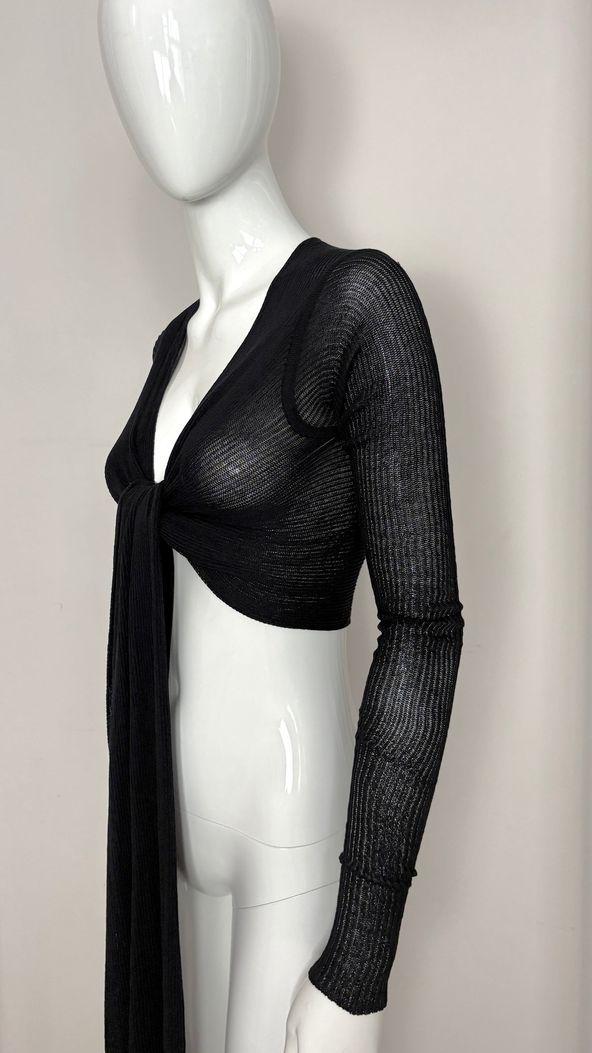 Rick Owens S/S 07 'wishbone' knitted bolero
