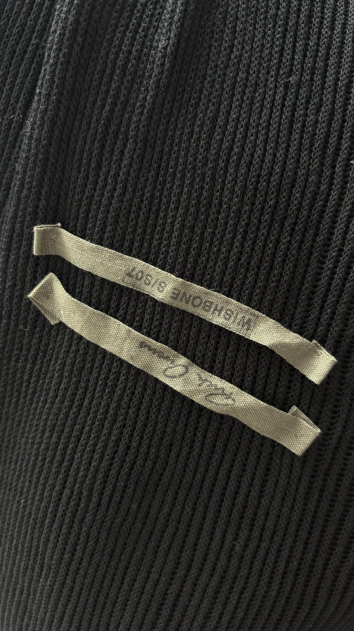 Rick Owens S/S 07 'wishbone' knitted bolero