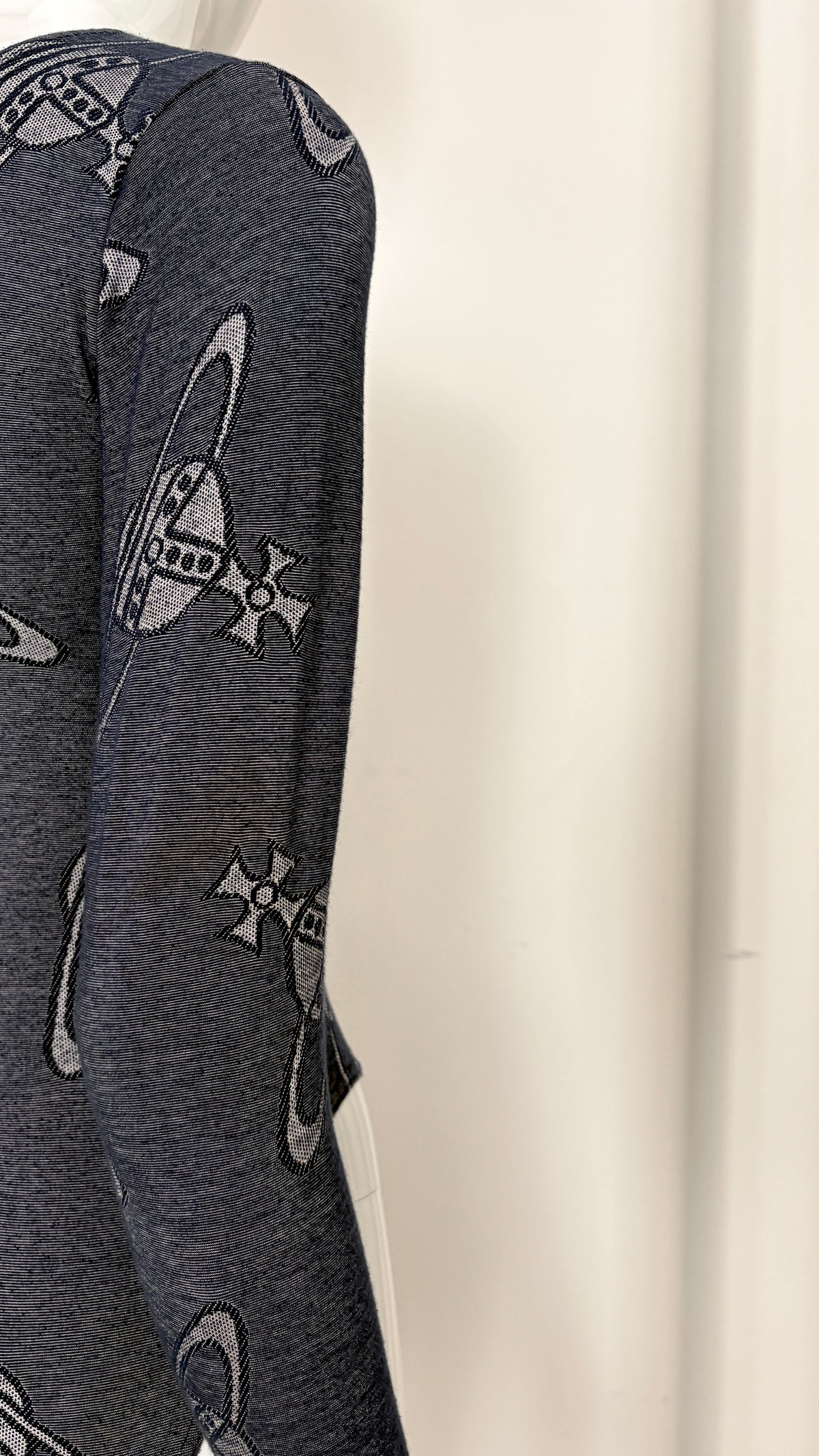 Vivienne Westwood x sock shop orb print bodysuit