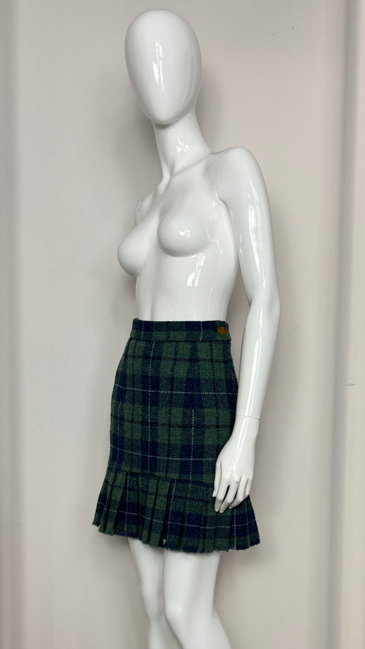 Vivienne Westwood A/W 1991 'dressing up' pleated trim skirt