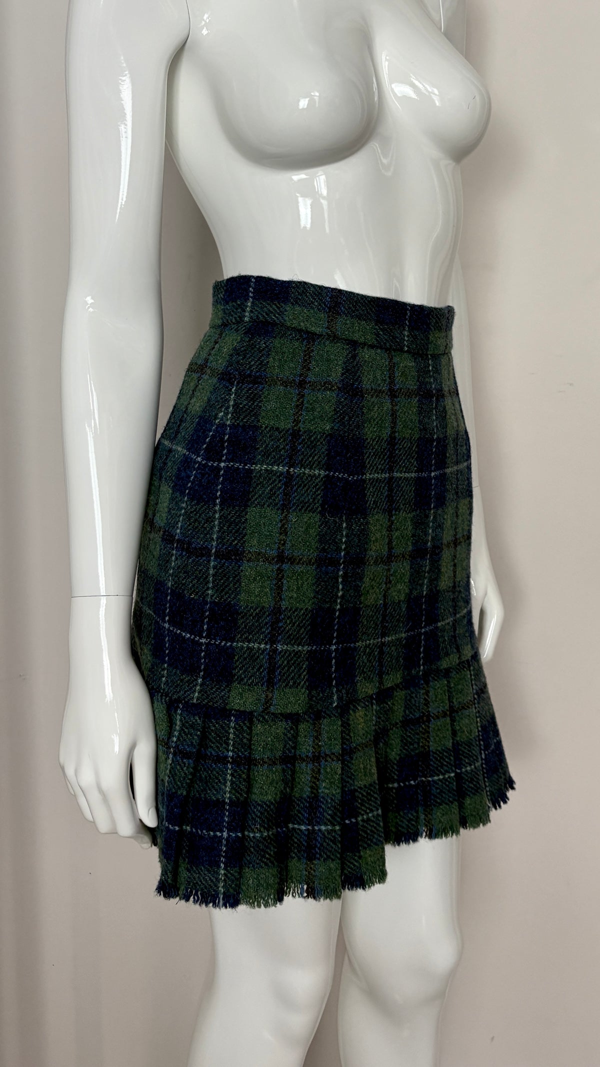 Vivienne Westwood A/W 1991 'dressing up' pleated trim skirt