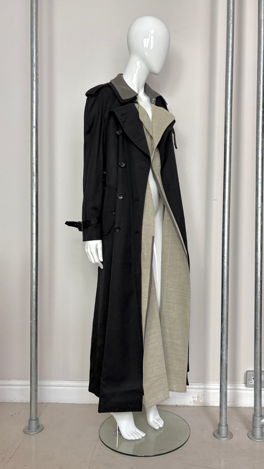 Comme des Garcons A/W 1998 layered trench coat