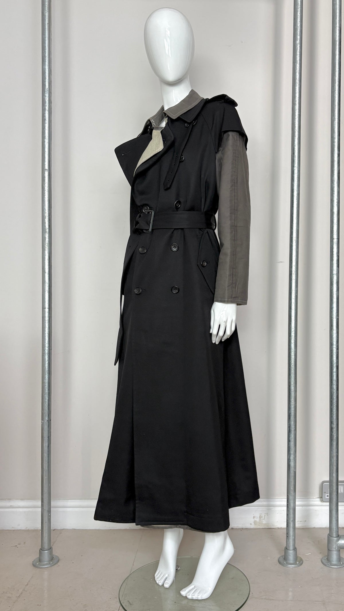 Comme des Garcons A/W 1998 layered trench coat