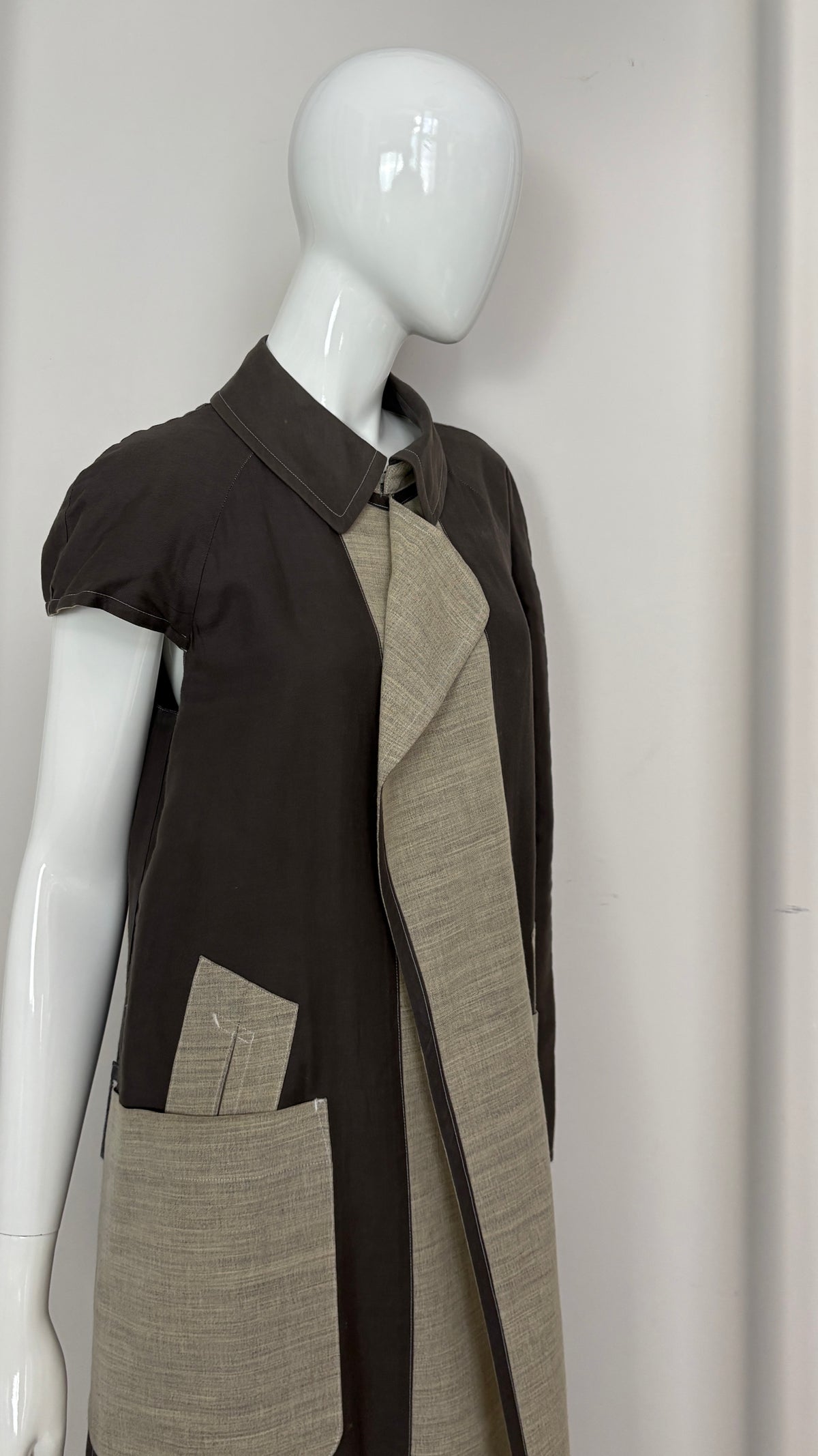 Comme des Garcons A/W 1998 layered trench coat