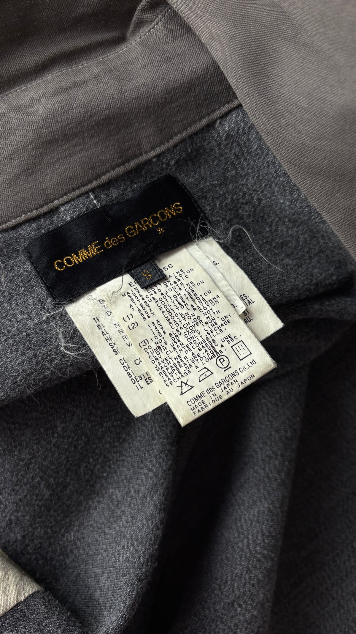 Comme des Garcons A/W 1998 layered trench coat